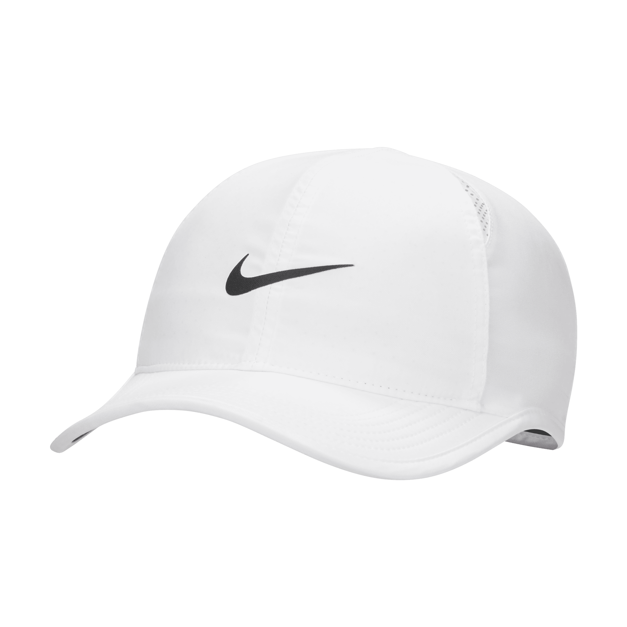 Nike Dri-FIT Club-Featherlight-kasket uden struktur - hvid