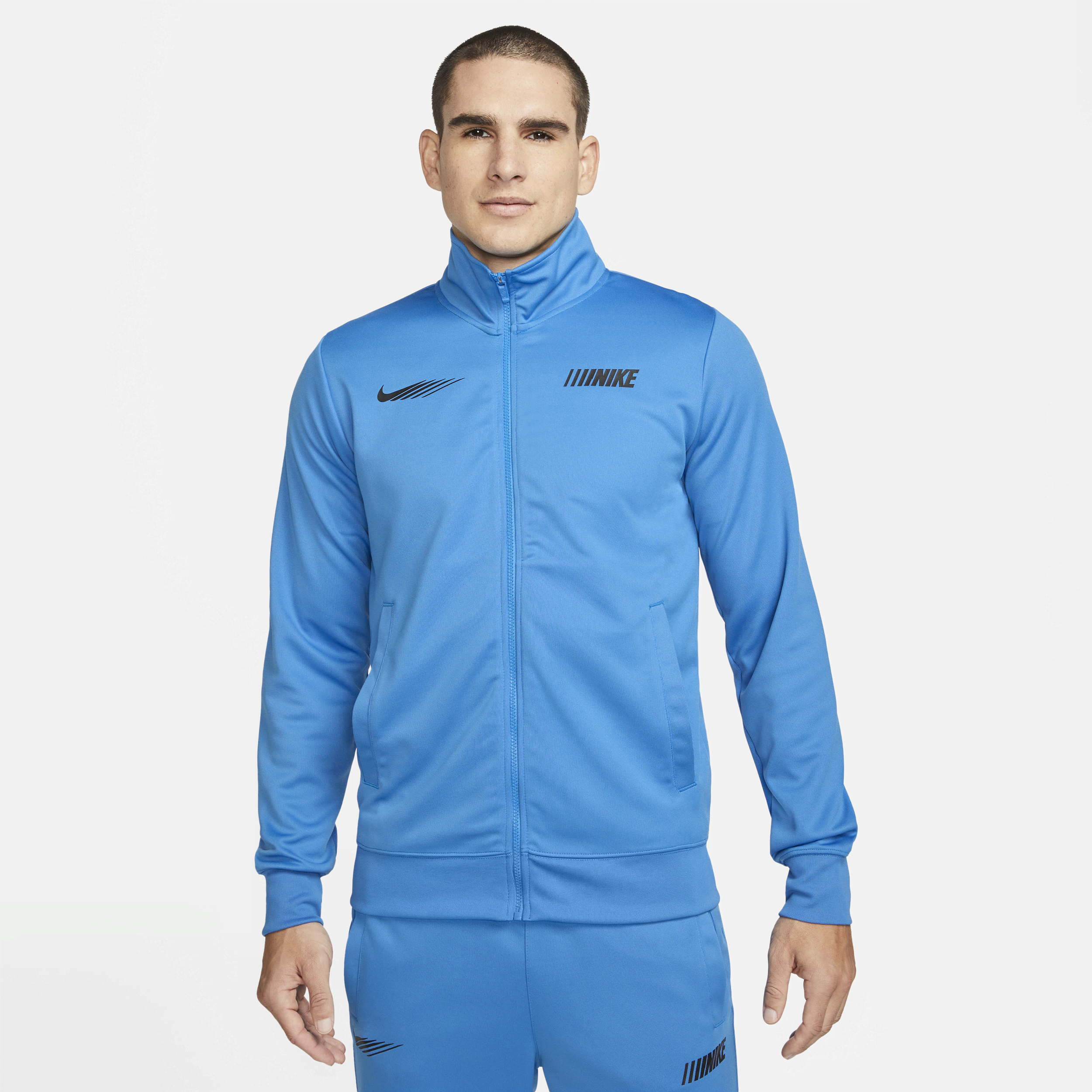 Nike Sportswear Standard Issue Trainingsjack voor heren - Blauw