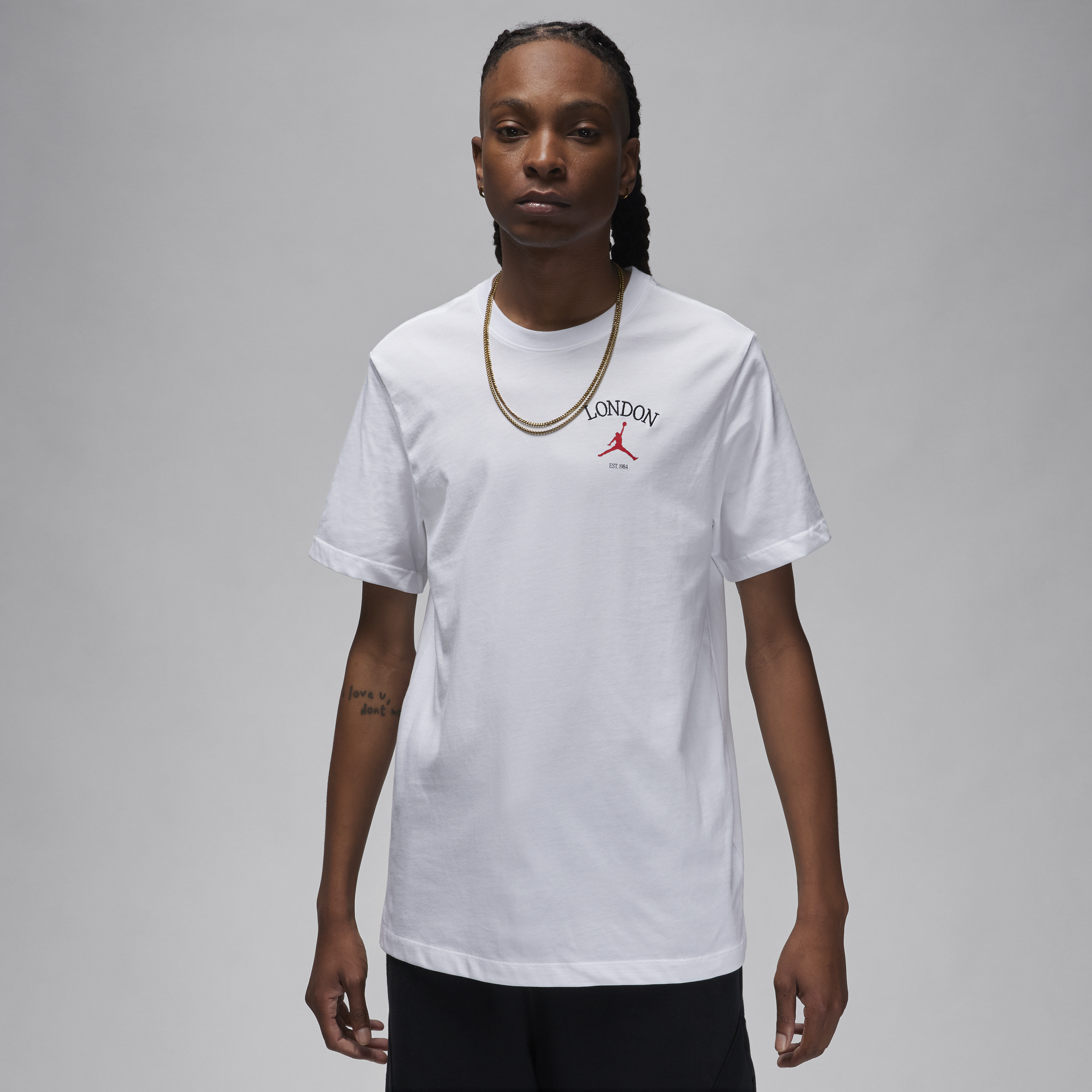 Nike T-shirt Jordan London – Uomo - Bianco
