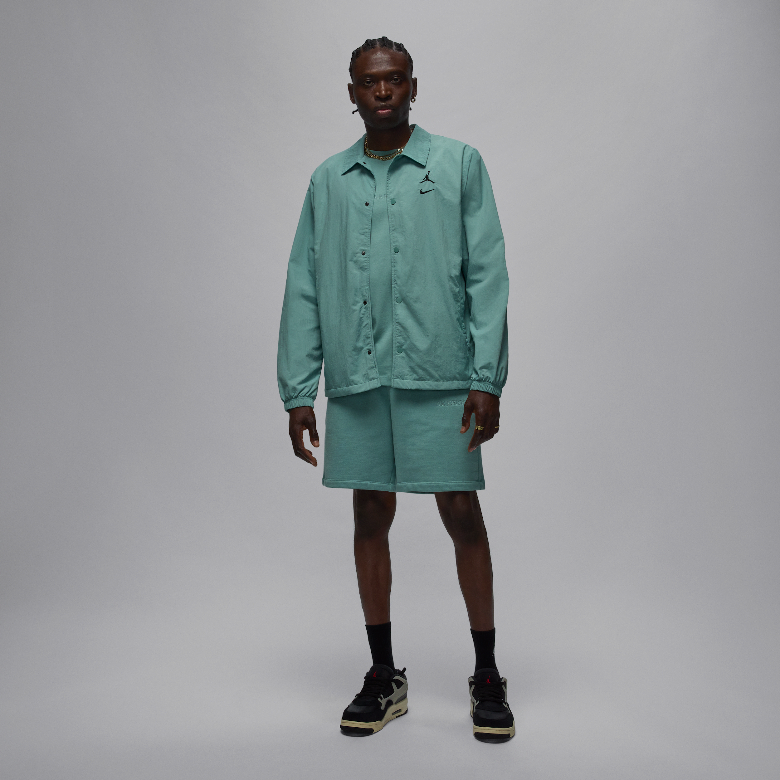 Nike Jordan MVP Men's Jacket - Green - Recycled Fibres Minimum