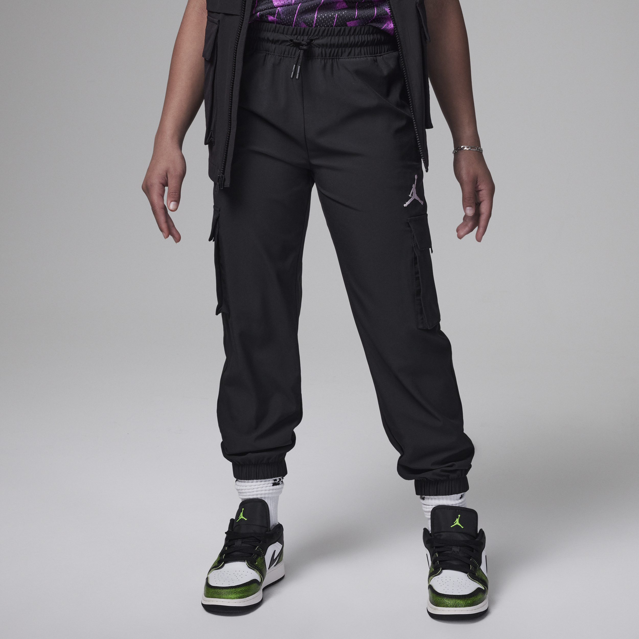Nike Pantaloni Jordan Post Up Cargo Pants – Ragazzi - Nero