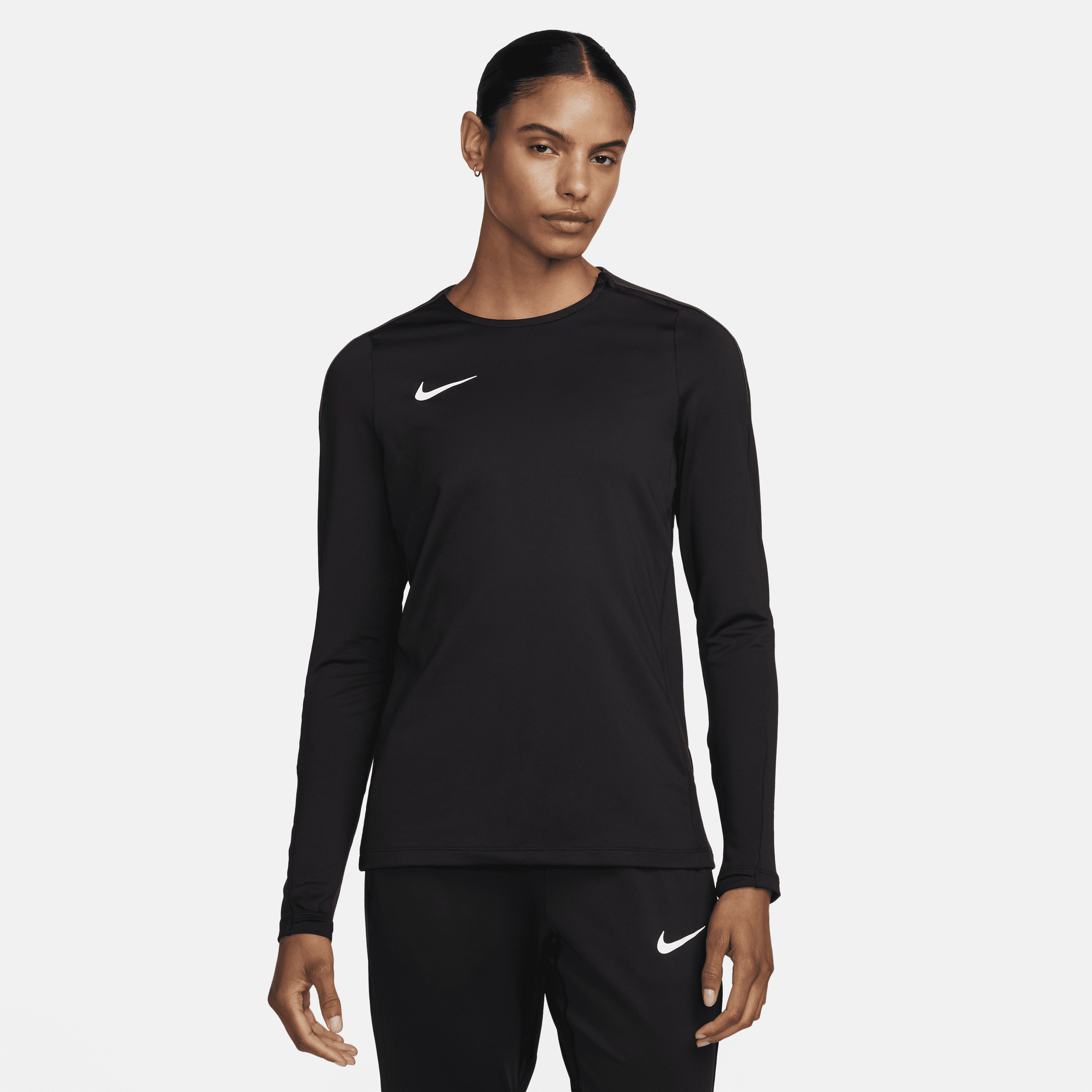 Maglia da calcio a girocollo per allenamento Dri-FIT Nike Strike – Donna - Nero