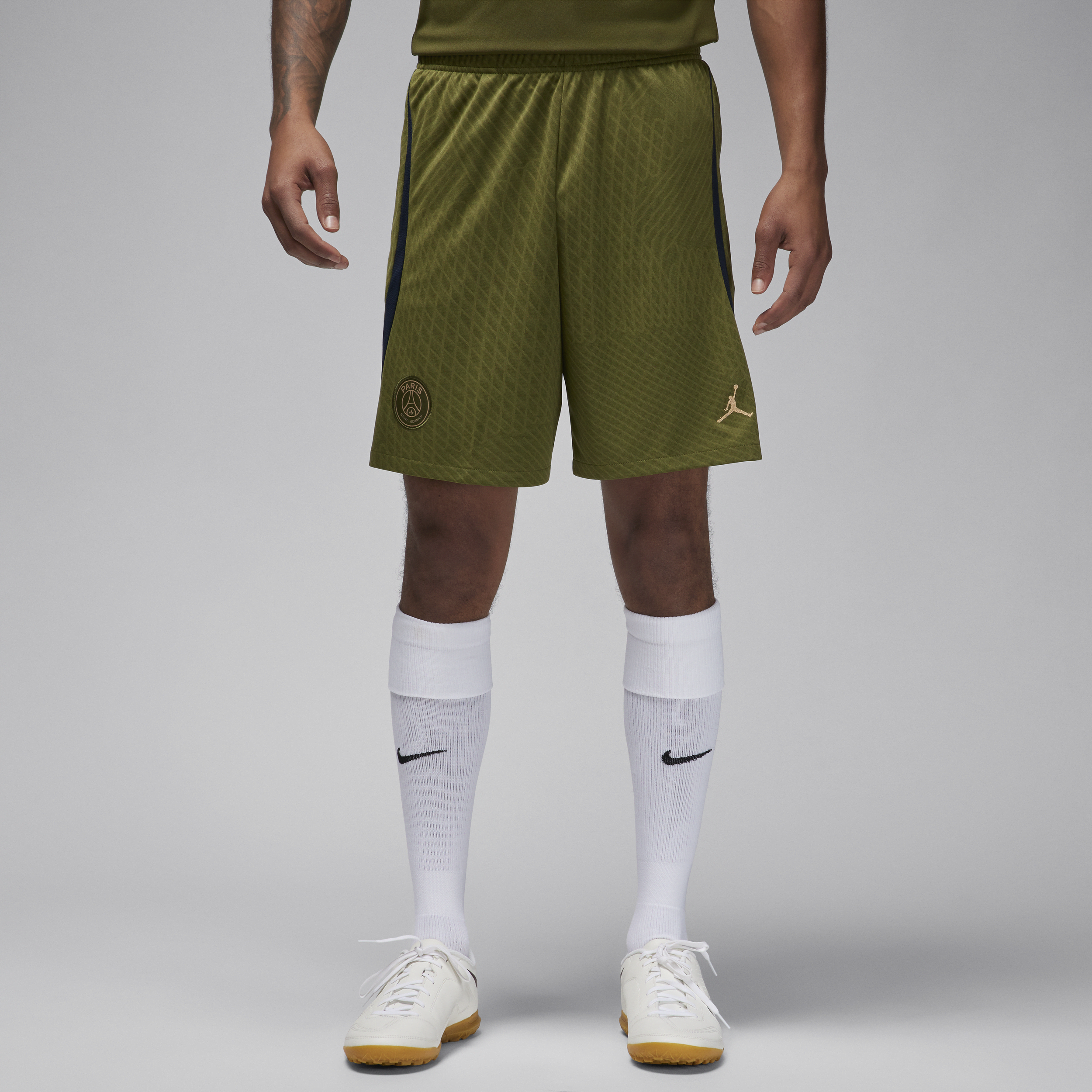 Nike Paris Saint-Germain Strike Fourth Jordan Dri-FIT-fodboldshorts til mænd - grøn