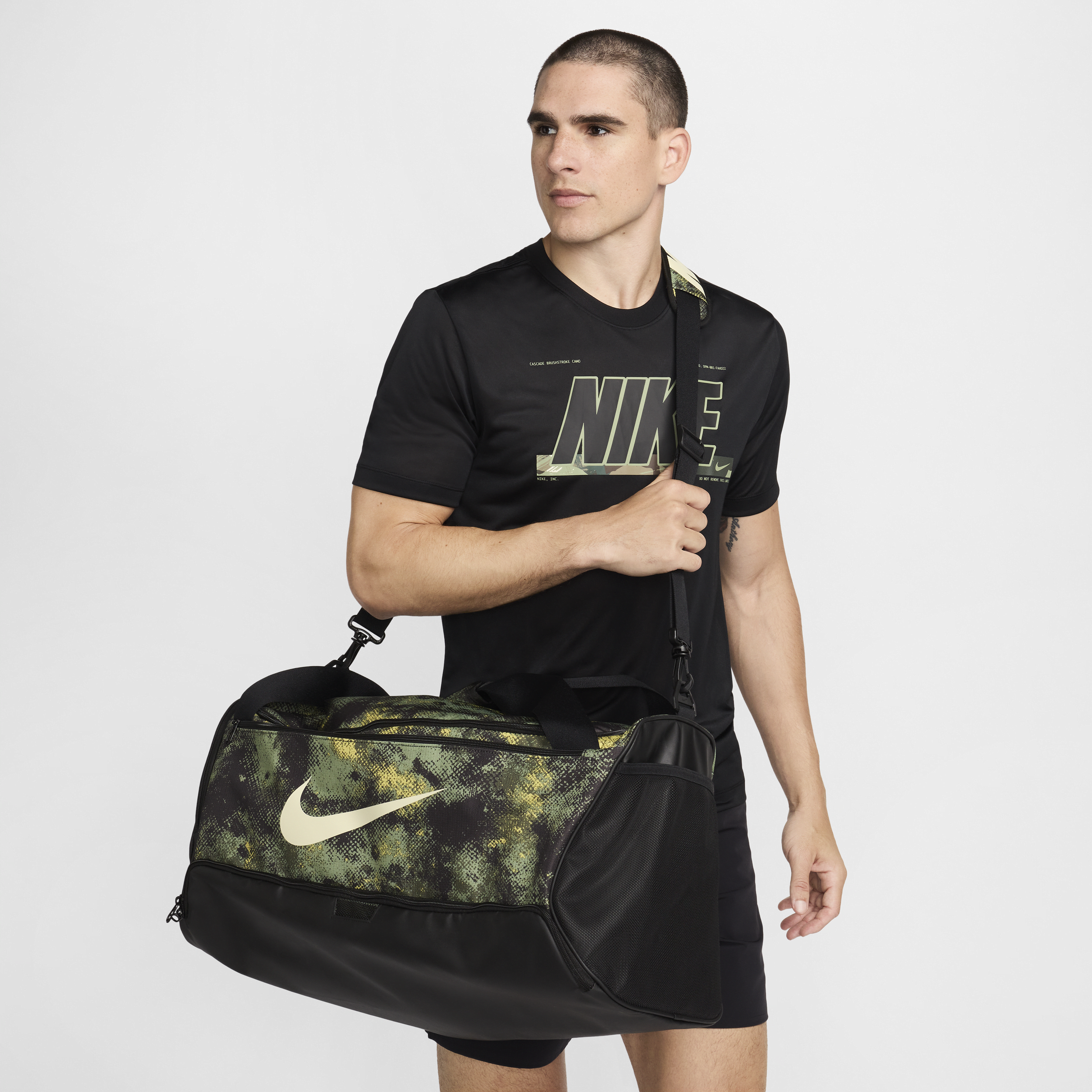 【ナイキ(NIKE)公式ストア】ナイキ ブラジリア ダッフルバッグ (ミディアム、60L) FZ2585-386 グリーン 【ナイキ(NIKE)公式ストア】ナイキ ブラジリア ダッフルバッグ (ミディアム、60L) FZ2585-386 グリーン