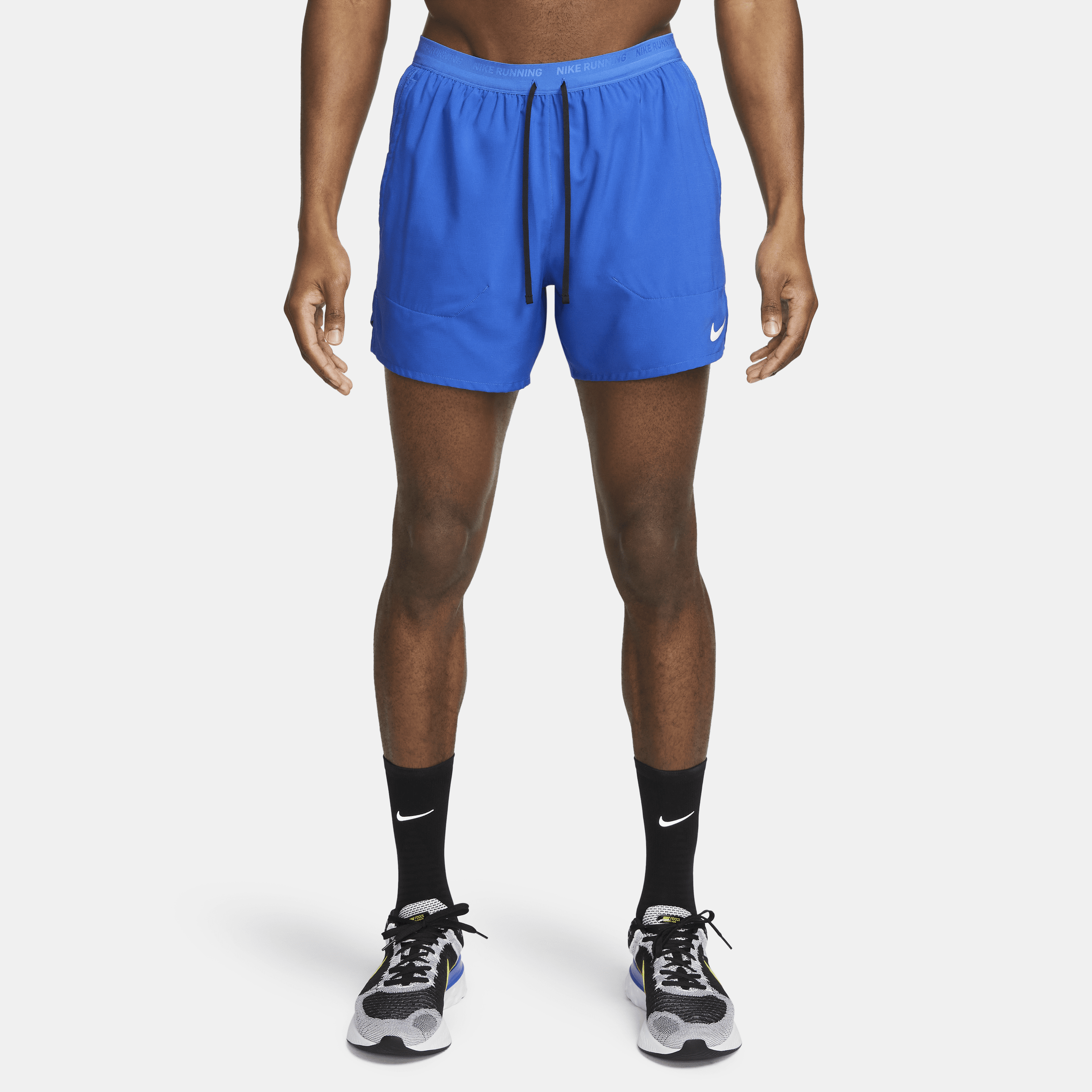 Nike Stride Pantalón corto de running Dri-FIT de 13 cm con malla interior - Hombre - Azul