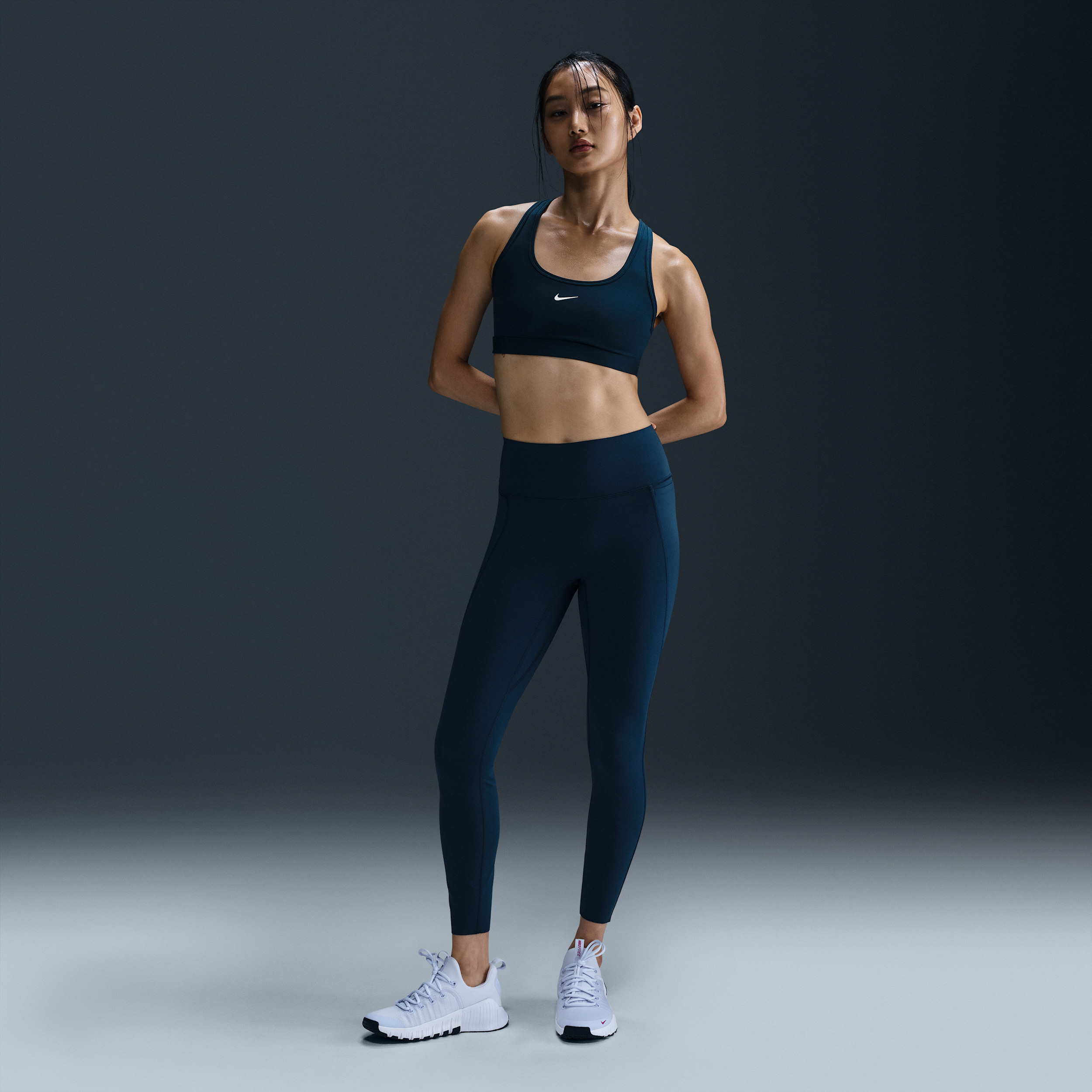 【ナイキ(NIKE)公式ストア】ナイキ ユニバーサ ウィメンズ ミディアムサポート ハイウエスト フルレングス レギンス ポケット付き HQ6811-478 ブルー 【ナイキ(NIKE)公式ストア】ナイキ ユニバーサ ウィメンズ ミディアムサポート ハイウエスト フルレングス レギンス ポケット付き HQ6811-478 ブルー