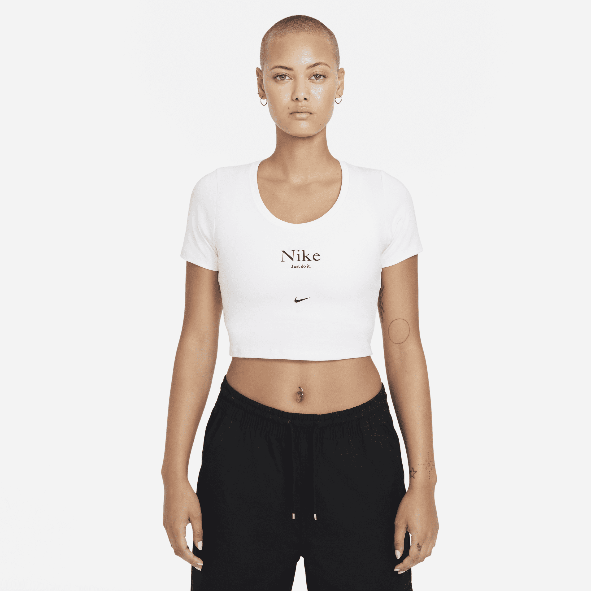 Nike just do it crop cheap top