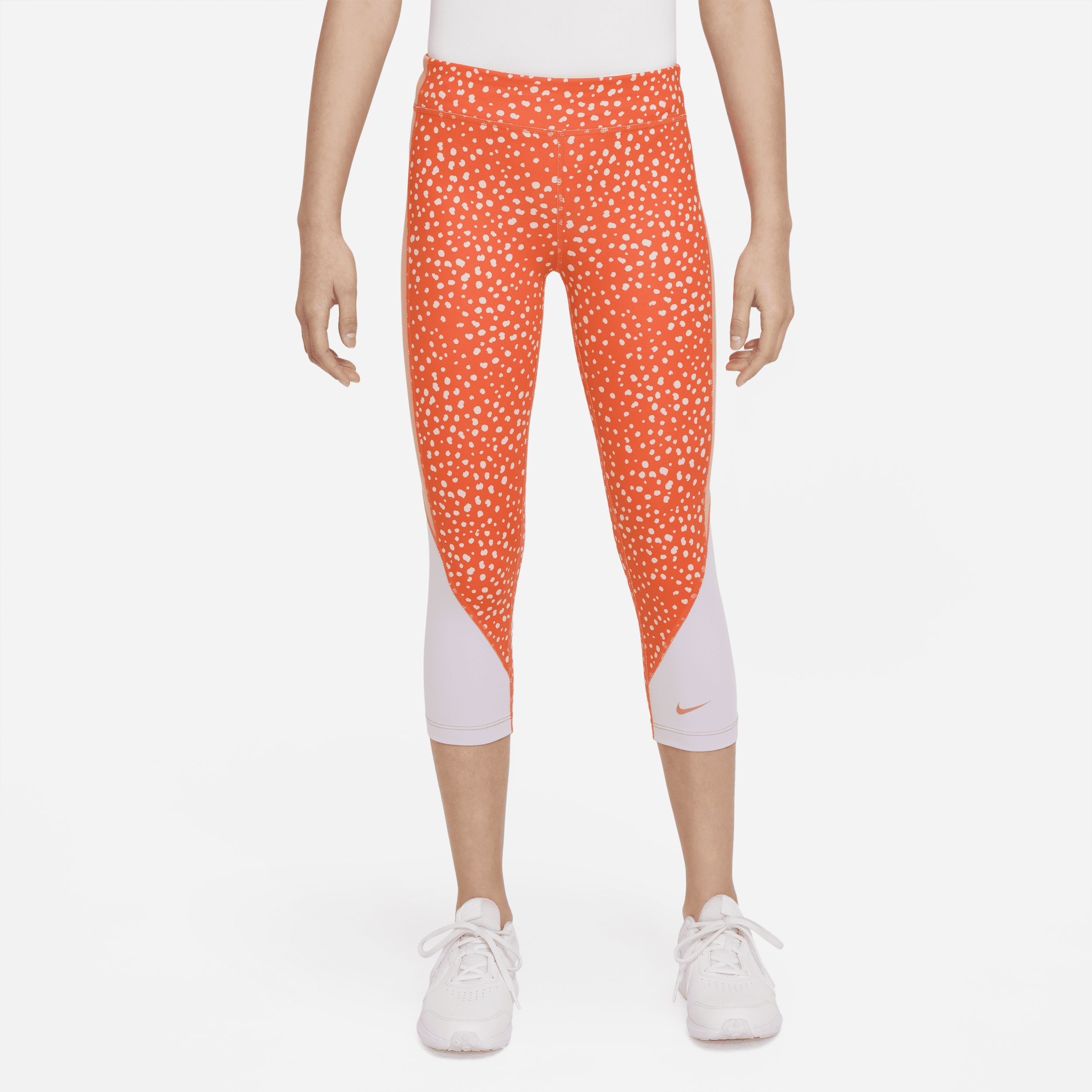 Leggings capri Nike Dri-FIT One – Ragazza - Arancione