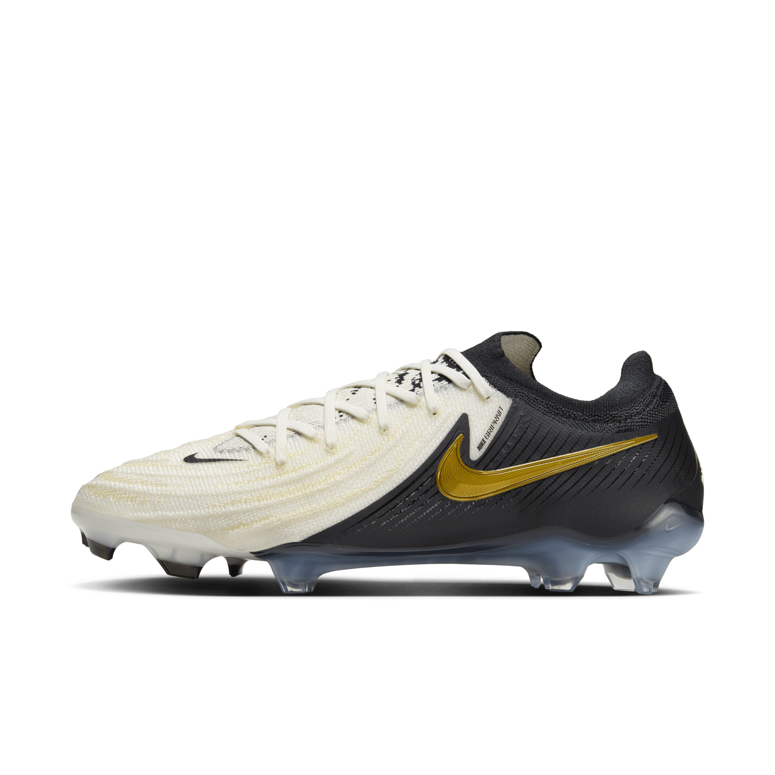 Nike Phantom GX 2 Elite FG Low-Top-fodboldstøvler - hvid