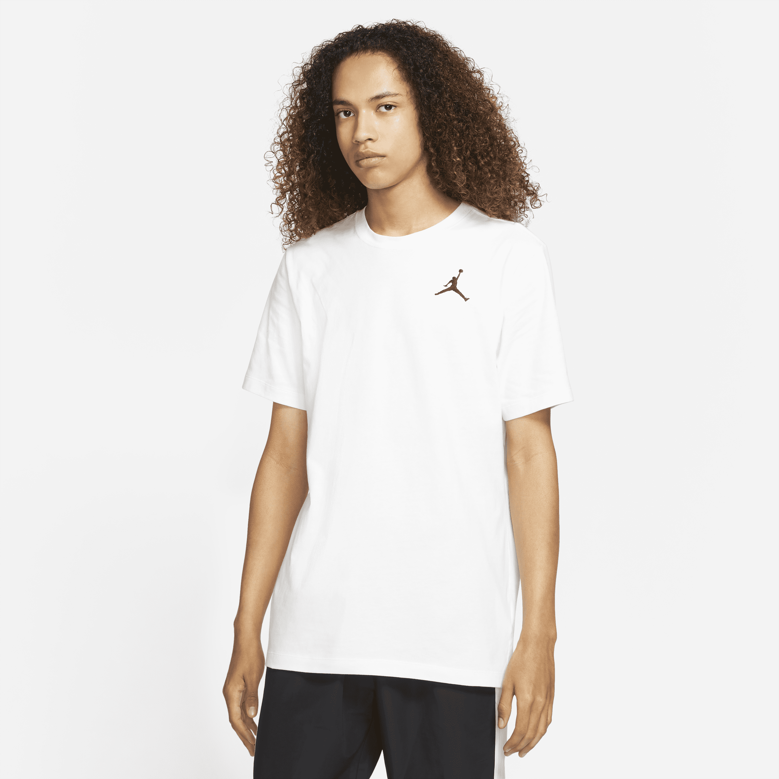 Nike Kortærmet Jordan Jumpman-T-shirt til mænd - hvid