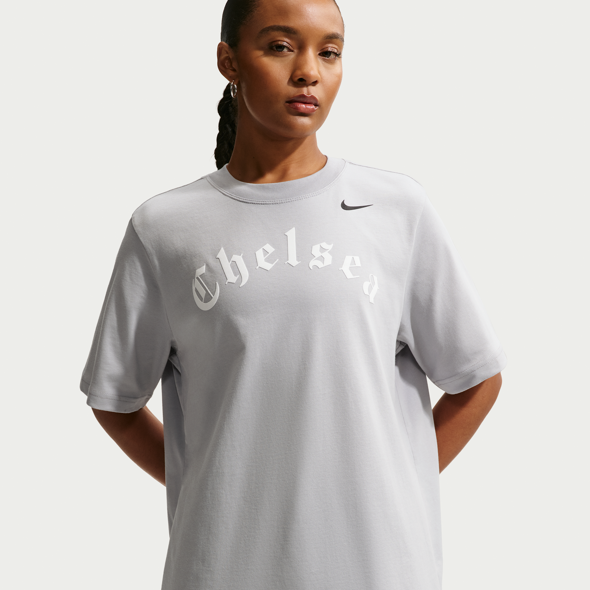 Chelsea F.C. Women's Nike Football T-Shirt - Grey | IB4136-012
