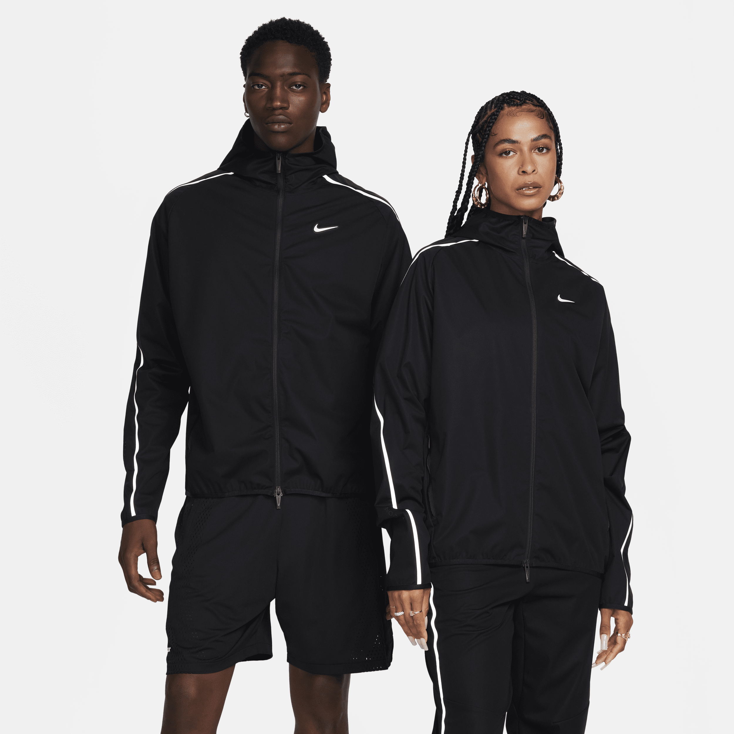 Nike NOCTA warming-upjack voor heren - Zwart
