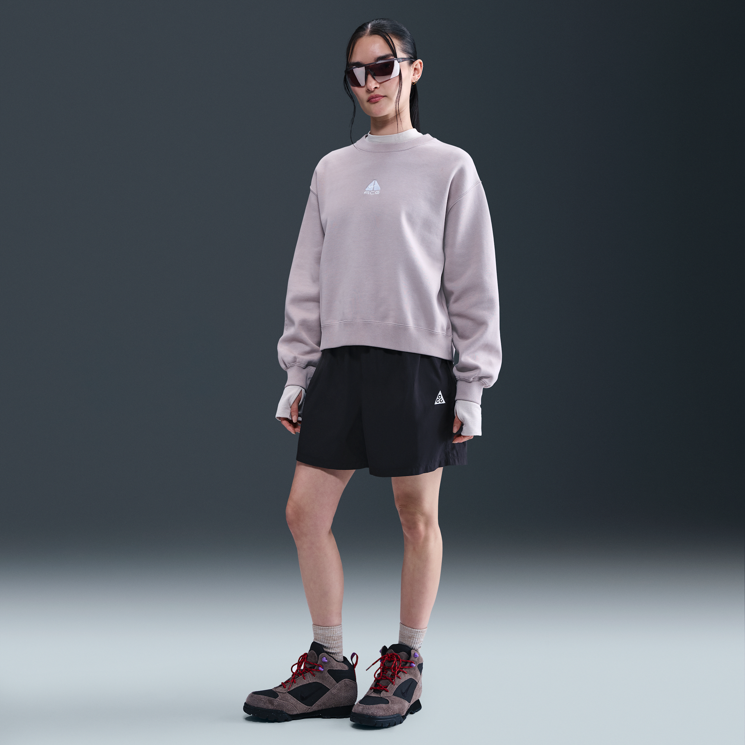 【ナイキ(NIKE)公式ストア】ナイキ ACG ウィメンズ レペル ミッドライズ リップストップ ショートパンツ HJ0264-010 ブラック 【ナイキ(NIKE)公式ストア】ナイキ ACG ウィメンズ レペル ミッドライズ リップストップ ショートパンツ HJ0264-010 ブラック