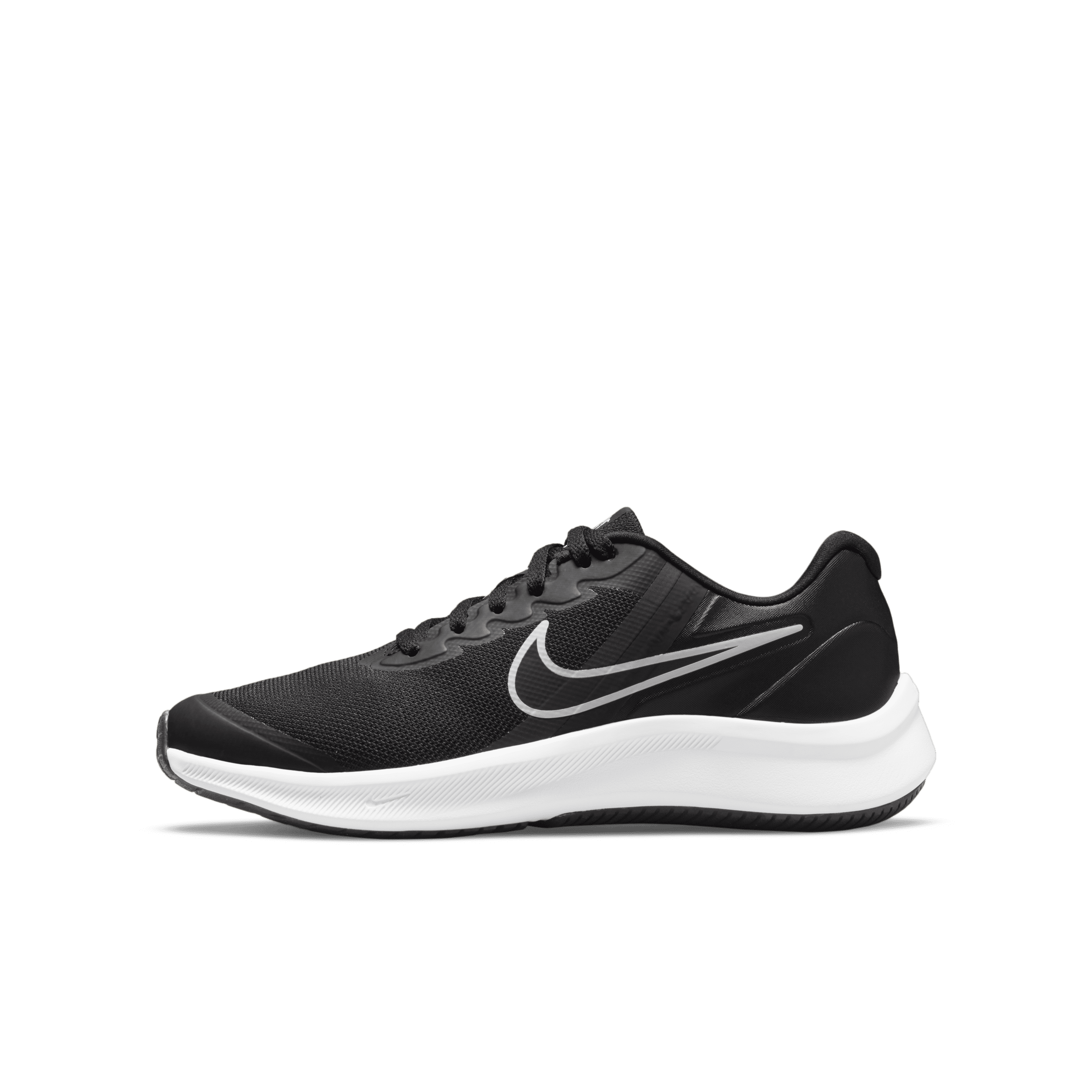 Nike Star Runner 3 Hardloopschoenen voor kids (straat) - Zwart