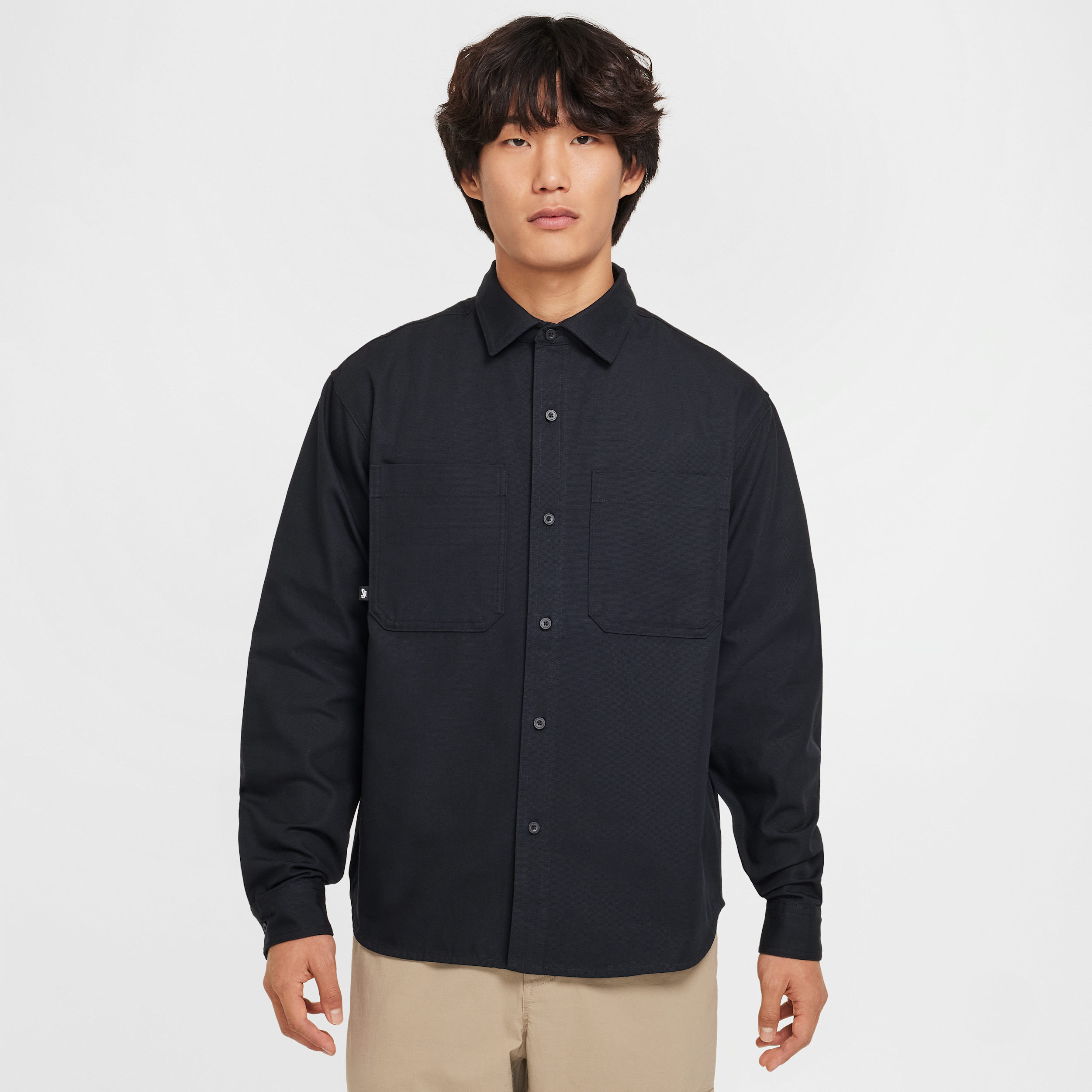 【ナイキ(NIKE)公式ストア】ナイキ SB ロングスリーブ ウーブン スケートボードトップ FV7346-010 ブラック 【ナイキ(NIKE)公式ストア】ナイキ SB ロングスリーブ ウーブン スケートボードトップ FV7346-010 ブラック