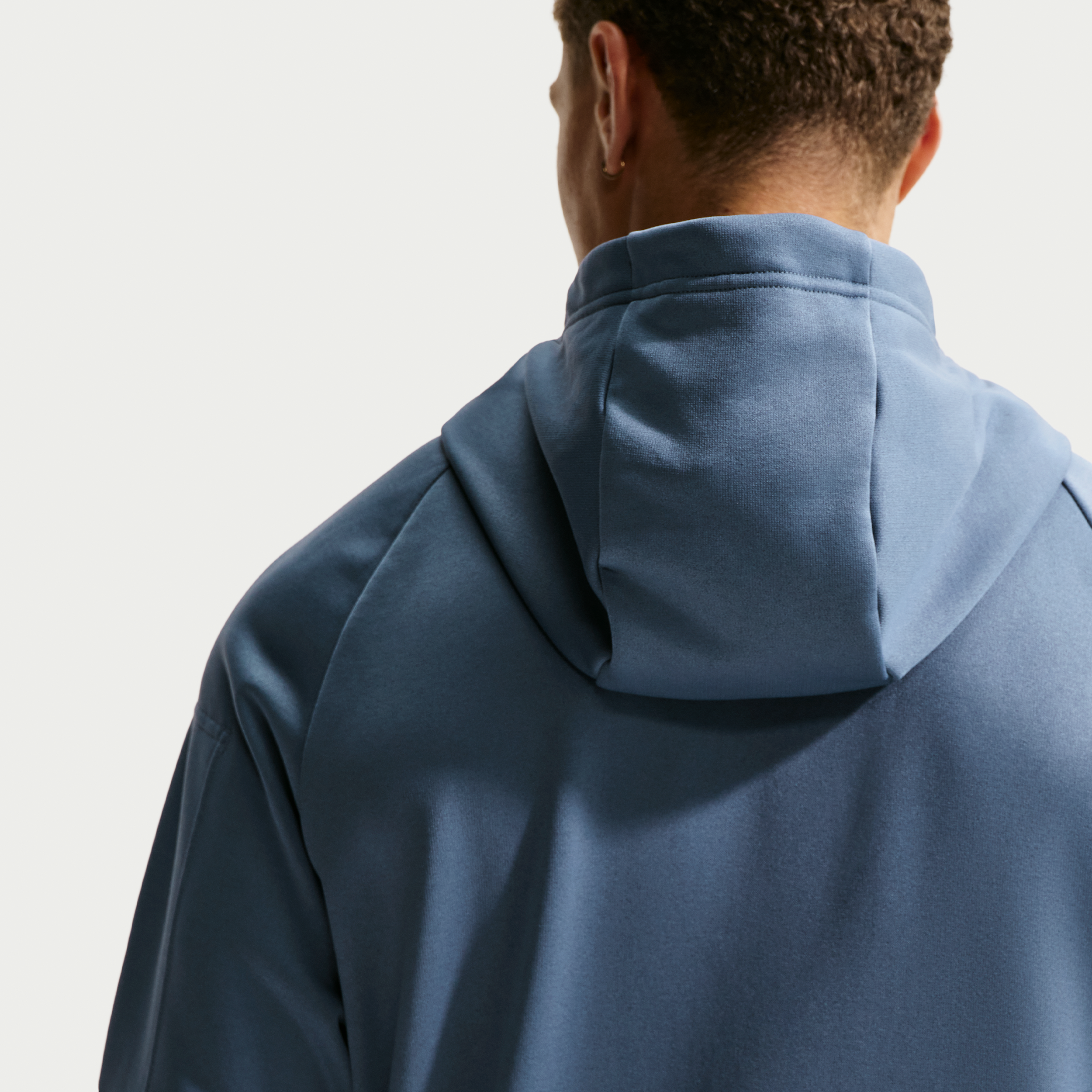 Nike Therma Men's Therma-FIT Full-Zip Fitness Top - Diffused Blue