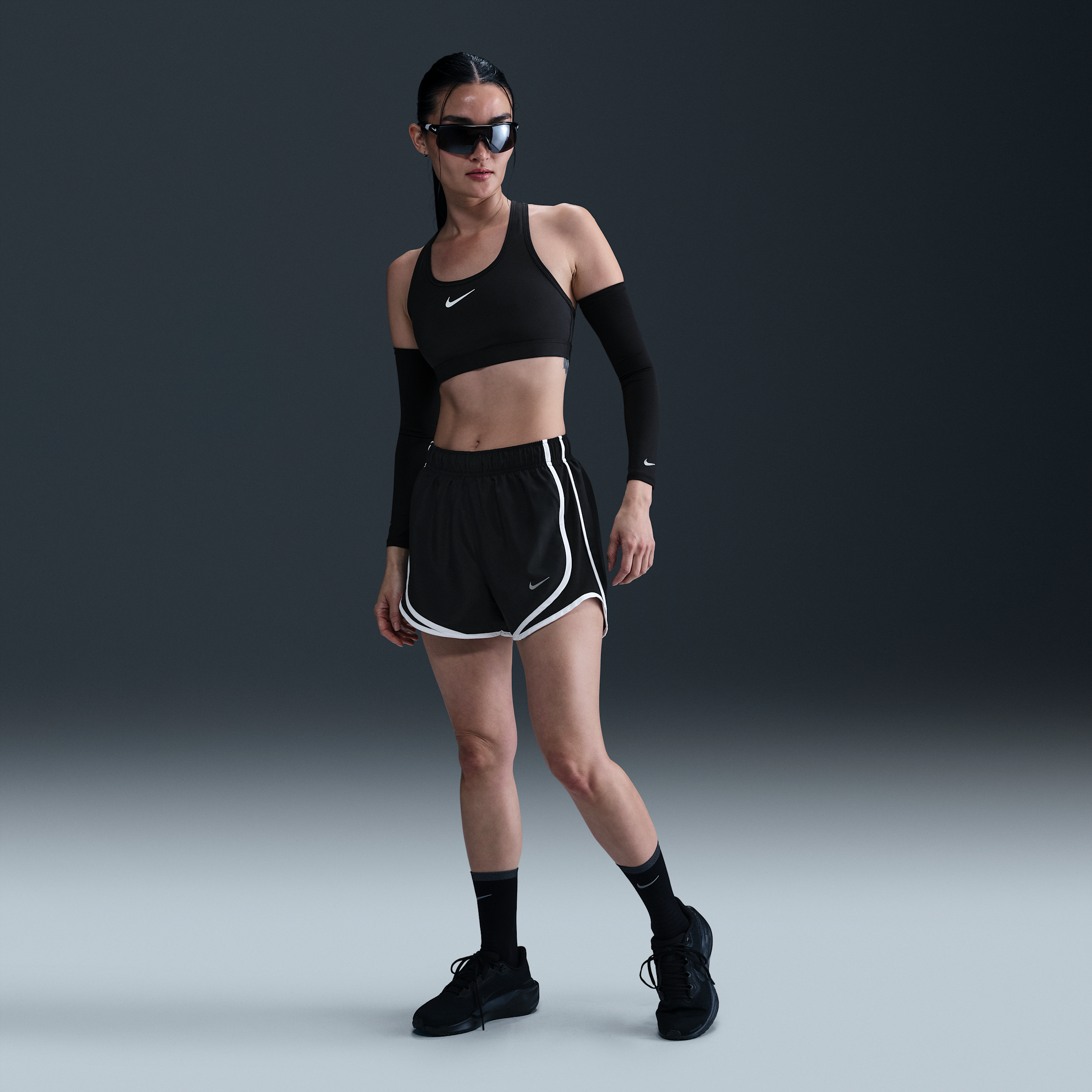 【ナイキ(NIKE)公式ストア】ナイキ テンポ ウィメンズ Dri-FIT ミッドライズ ランニングショートパンツ (インナー付き) HM6097-010 ブラック 【ナイキ(NIKE)公式ストア】ナイキ テンポ ウィメンズ Dri-FIT ミッドライズ ランニングショートパンツ (インナー付き) HM6097-010 ブラック