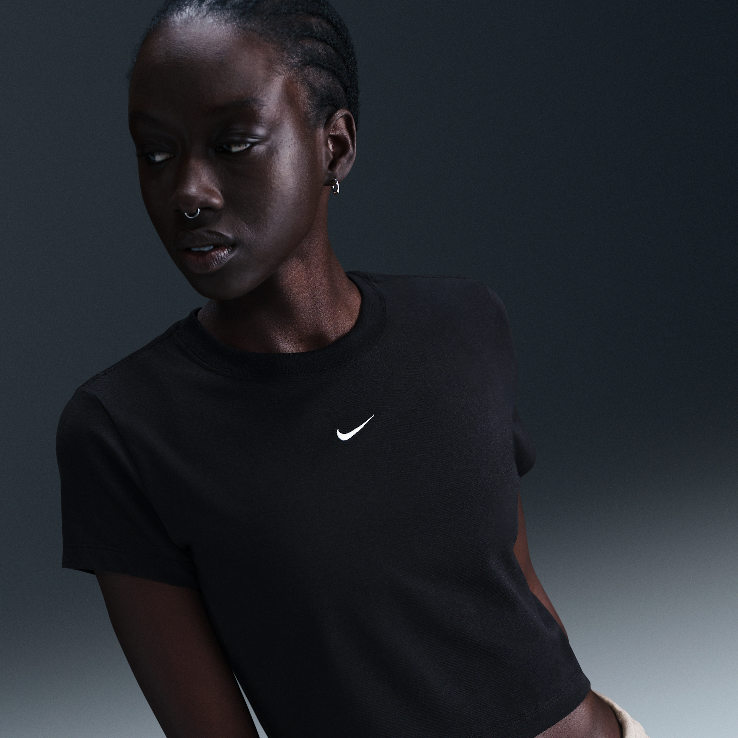 Nike Chill Knit Camiseta corta - Mujer - Negro