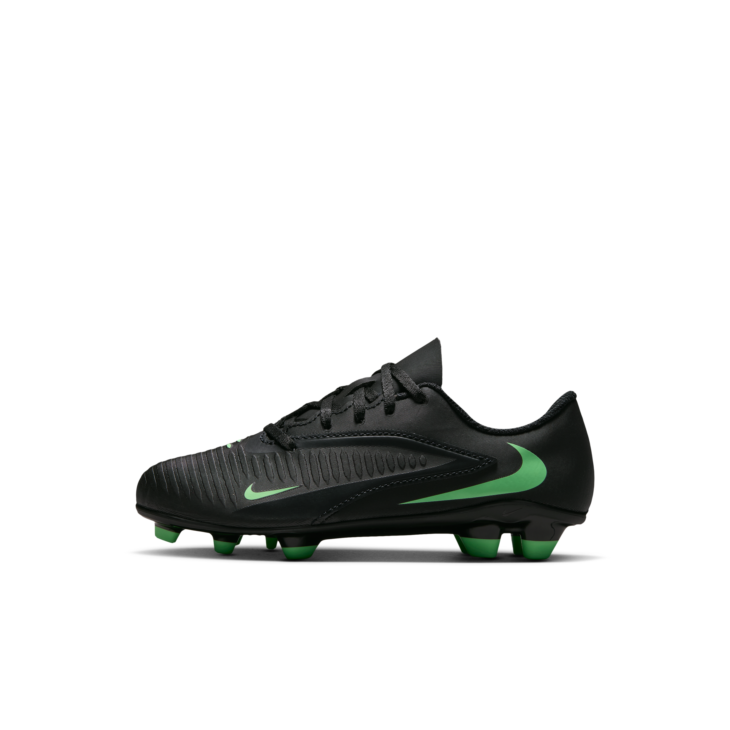 Chaussure de foot multi-surfaces à crampons Nike Jr. Phantom 6 Low Club pour enfant - Noir
