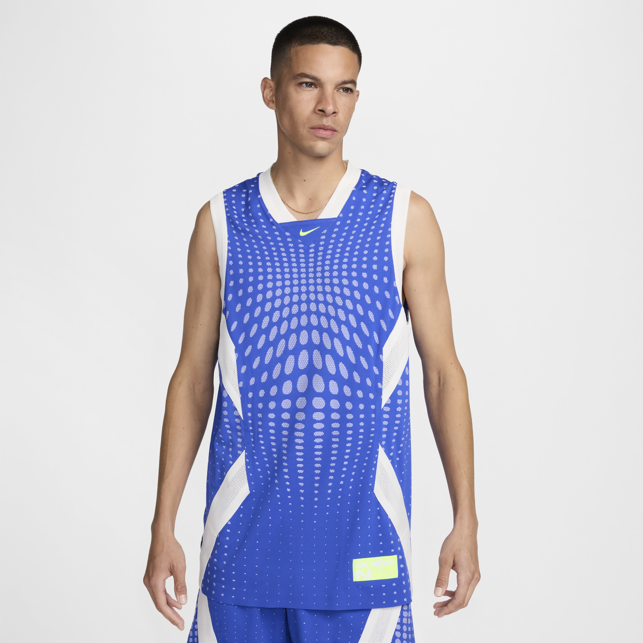 Nike Dri-FIT ADV-basketballtrøje til mænd - blå