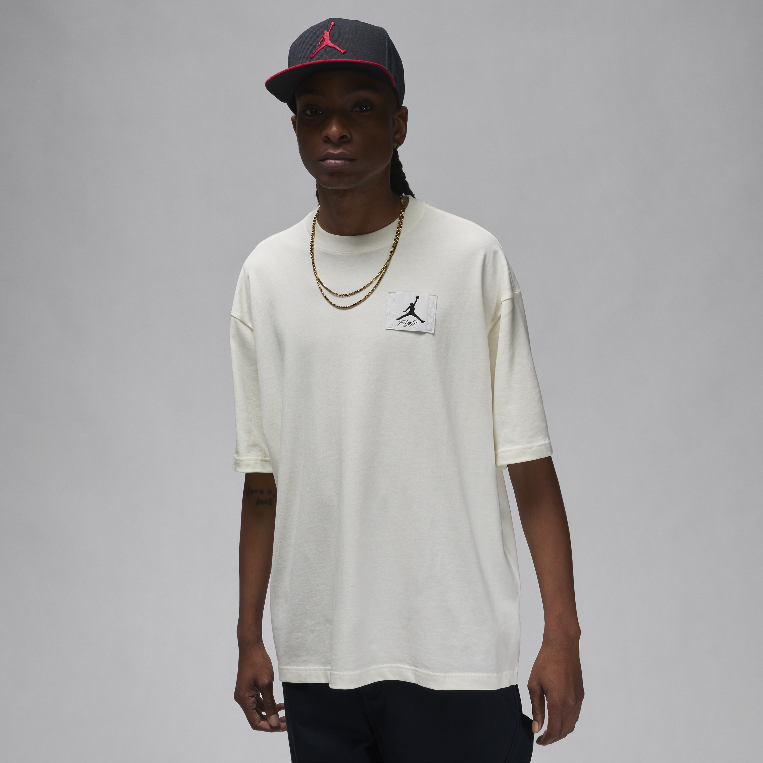 Nike T-shirt oversize Jordan Flight Essentials – Uomo - Bianco