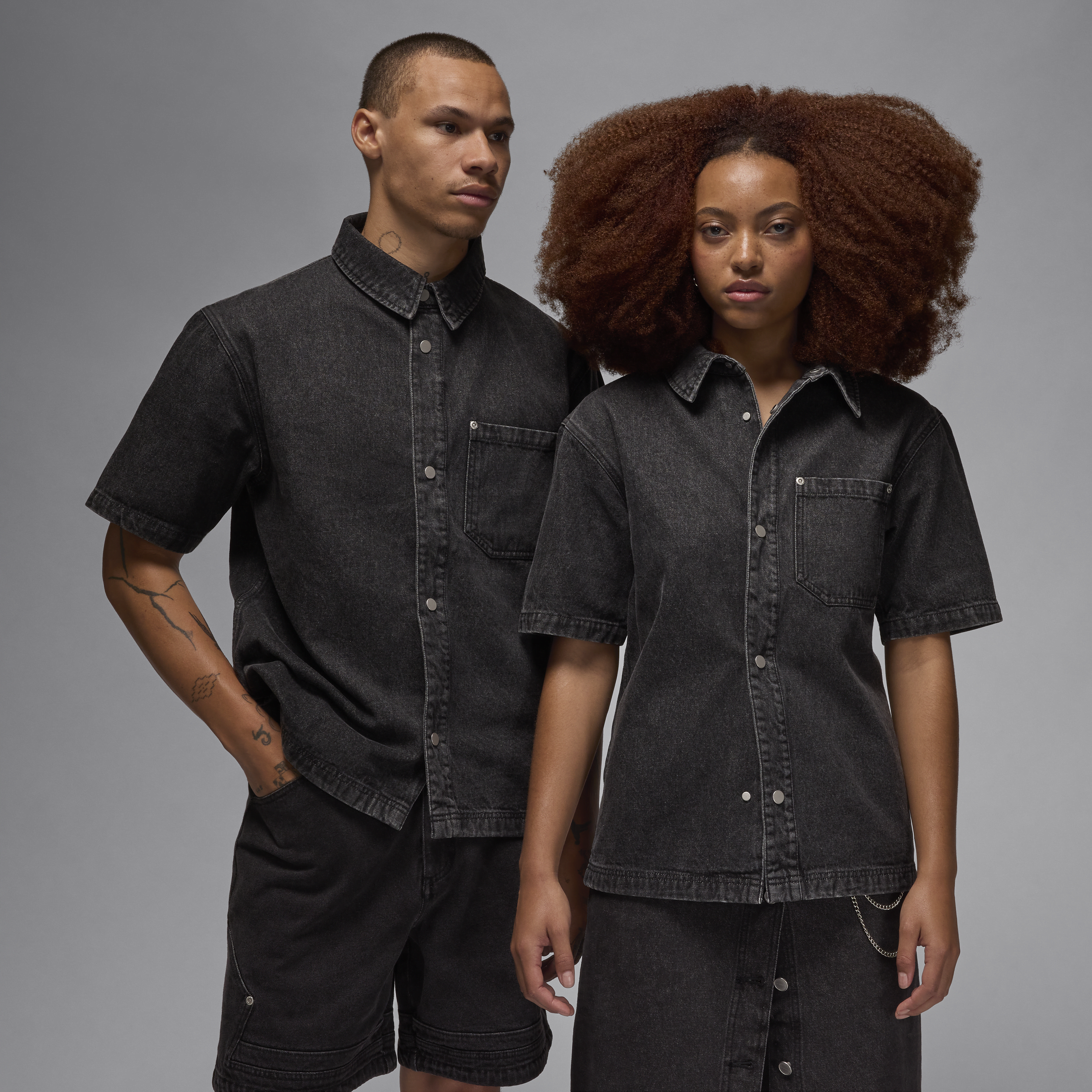 【ナイキ(NIKE)公式ストア】エア ジョーダン メンズ デニム トップ FZ2131-010 ブラック 【ナイキ(NIKE)公式ストア】エア ジョーダン メンズ デニム トップ FZ2131-010 ブラック