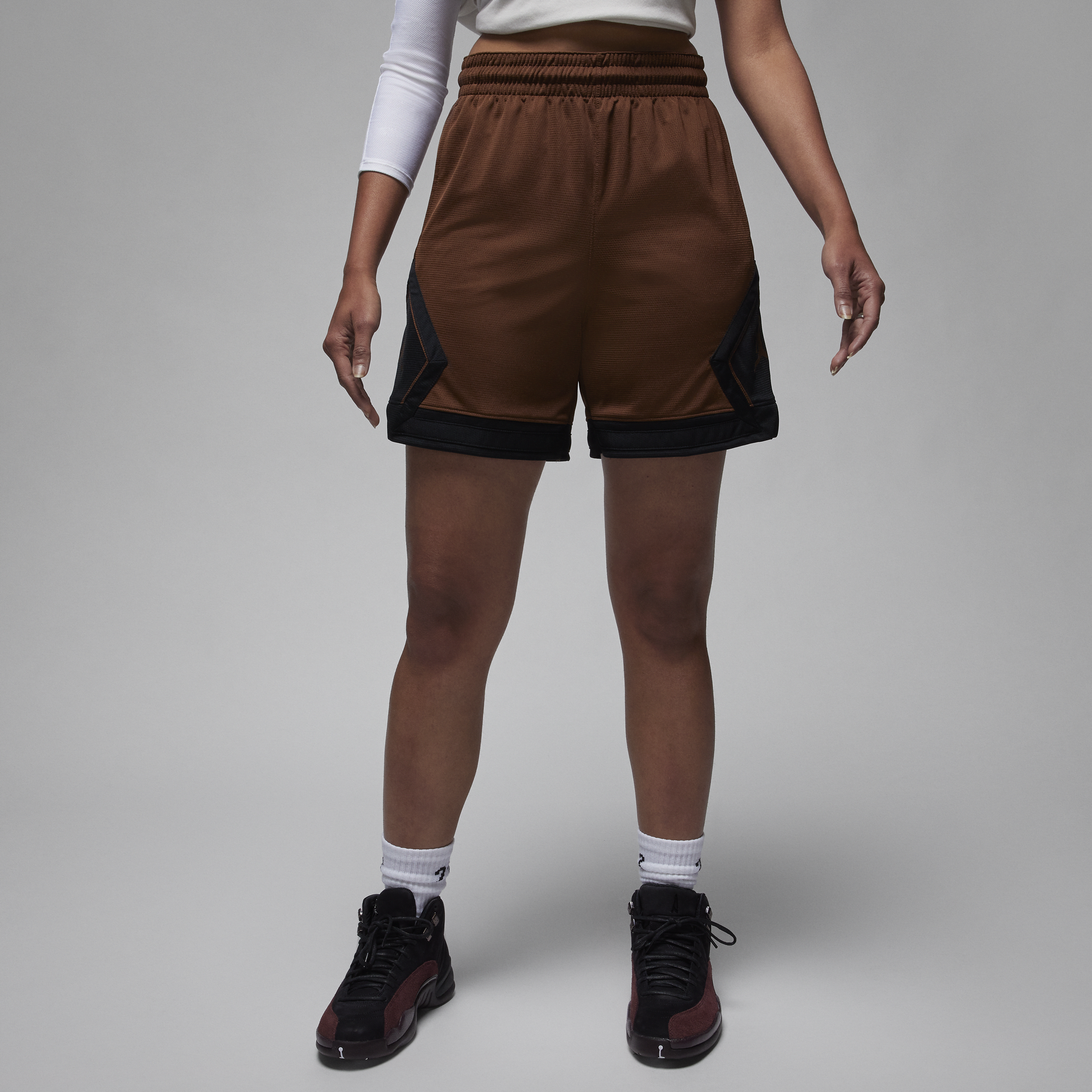 Jordan Sport Diamond-shorts til kvinder - brun