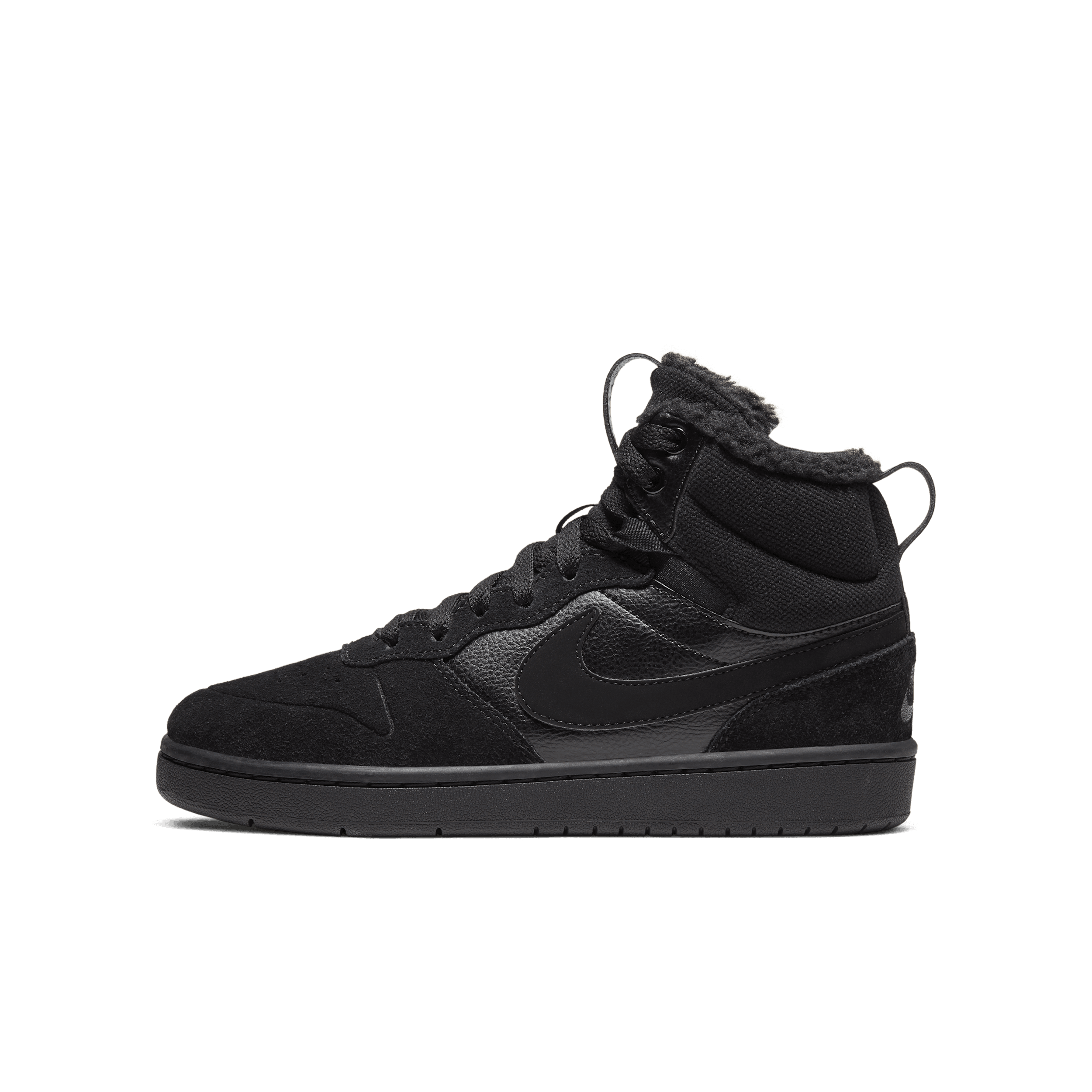 Scarpa Nike Court Borough Mid 2 – Ragazzo/a - Nero