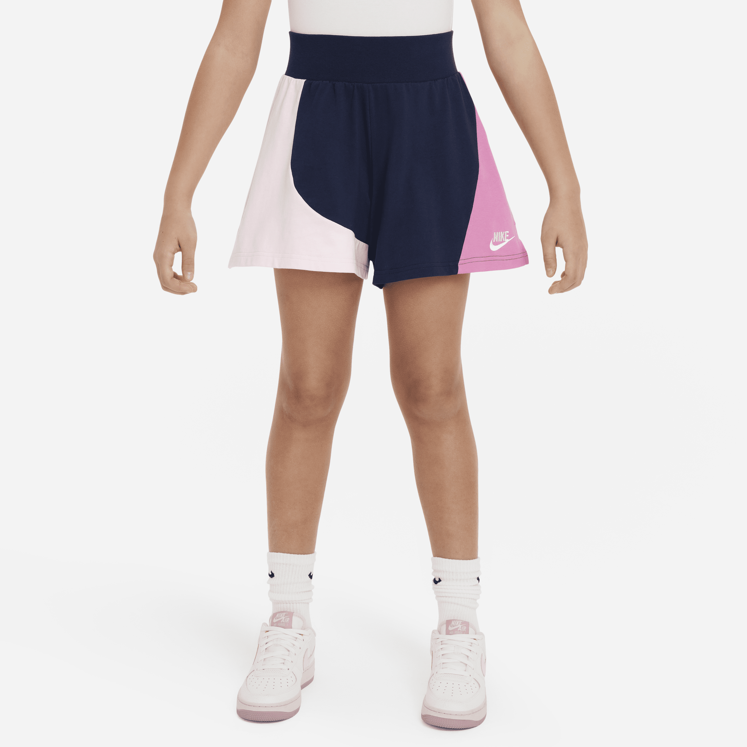 Nike Sportswear Pantalón corto de tejido de punto - Niña - Azul