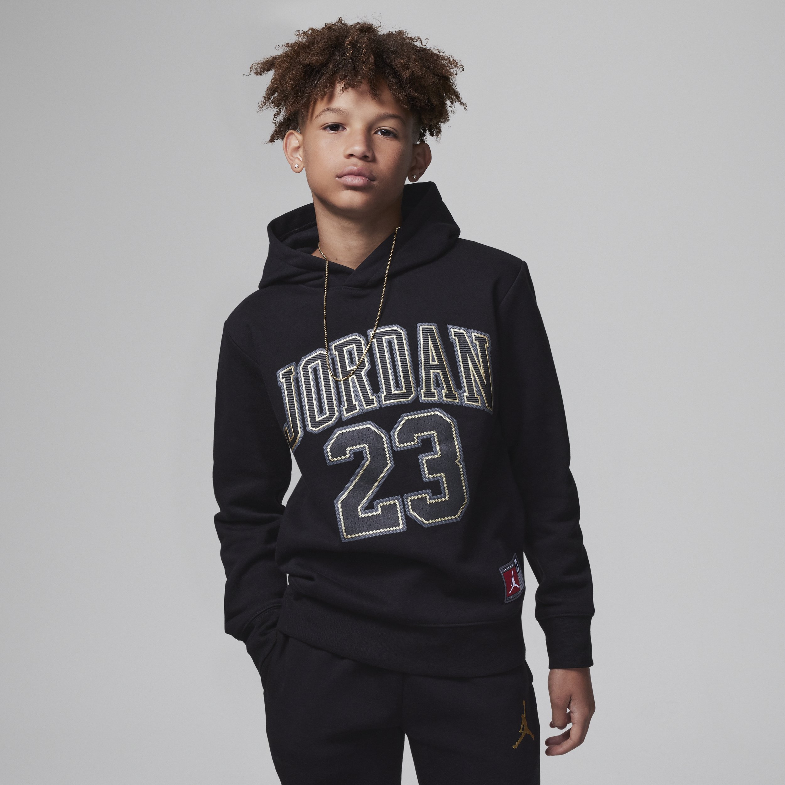 【ナイキ(NIKE)公式ストア】ジョーダン フリース プルオーバー パーカー ジュニアパーカー FV3203-011 ブラック 【ナイキ(NIKE)公式ストア】ジョーダン フリース プルオーバー パーカー ジュニアパーカー FV3203-011 ブラック