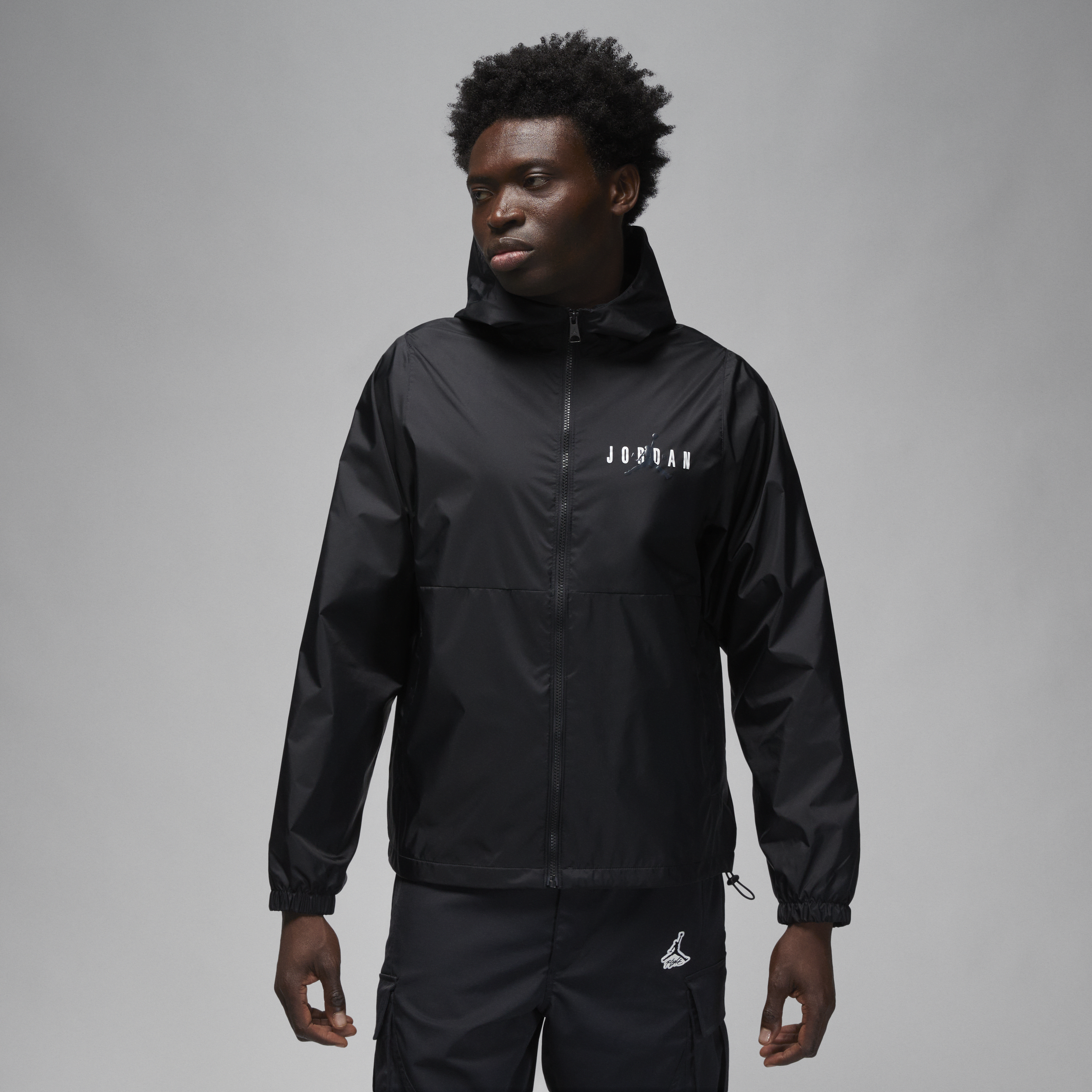 Nike Vævet Jordan Essentials-jakke til mænd - sort