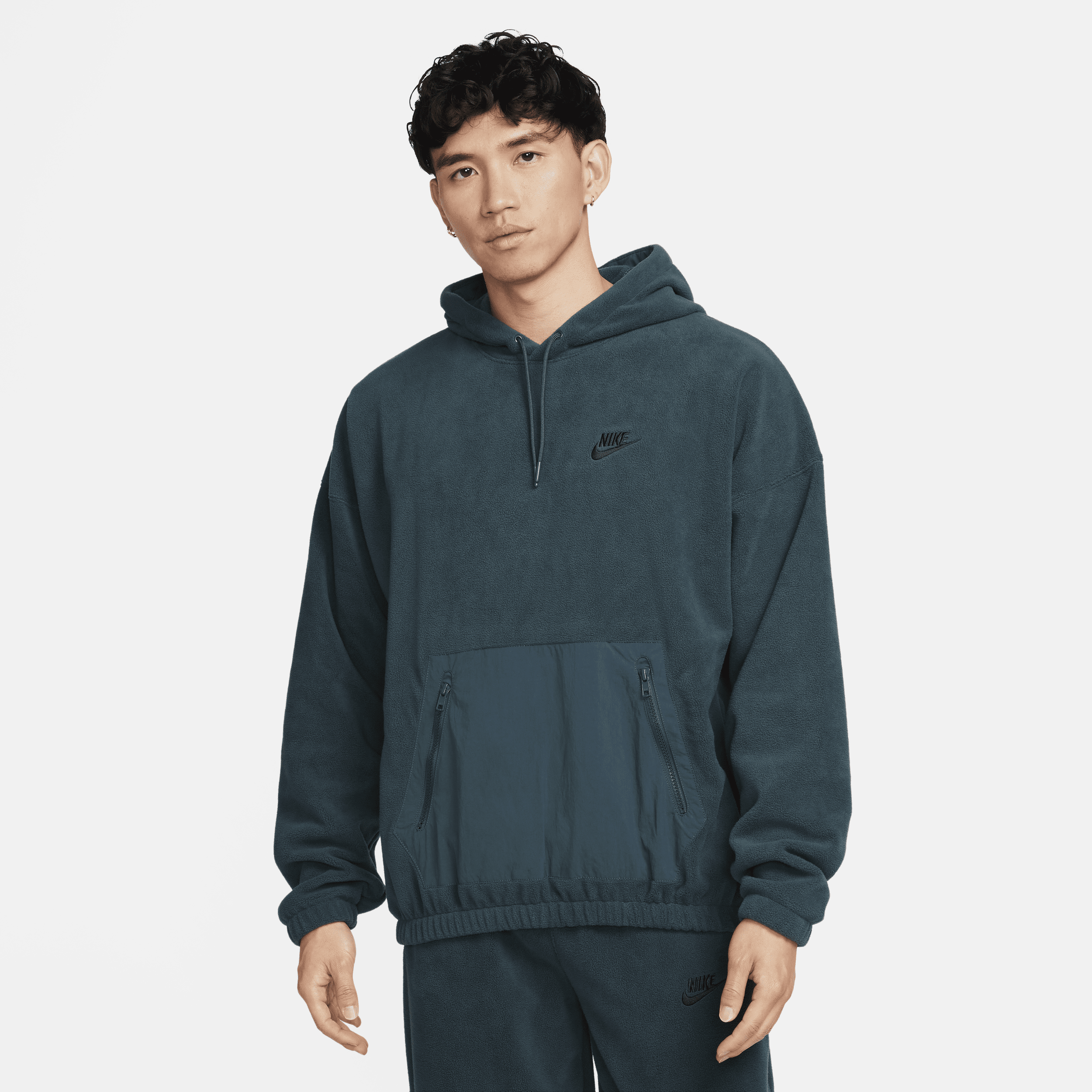 【ナイキ(NIKE)公式ストア】ナイキ クラブ フリース メンズ ポーラー フリース プルオーバー パーカー FB8389-328 グリーン 【ナイキ(NIKE)公式ストア】ナイキ クラブ フリース メンズ ポーラー フリース プルオーバー パーカー FB8389-328 グリーン