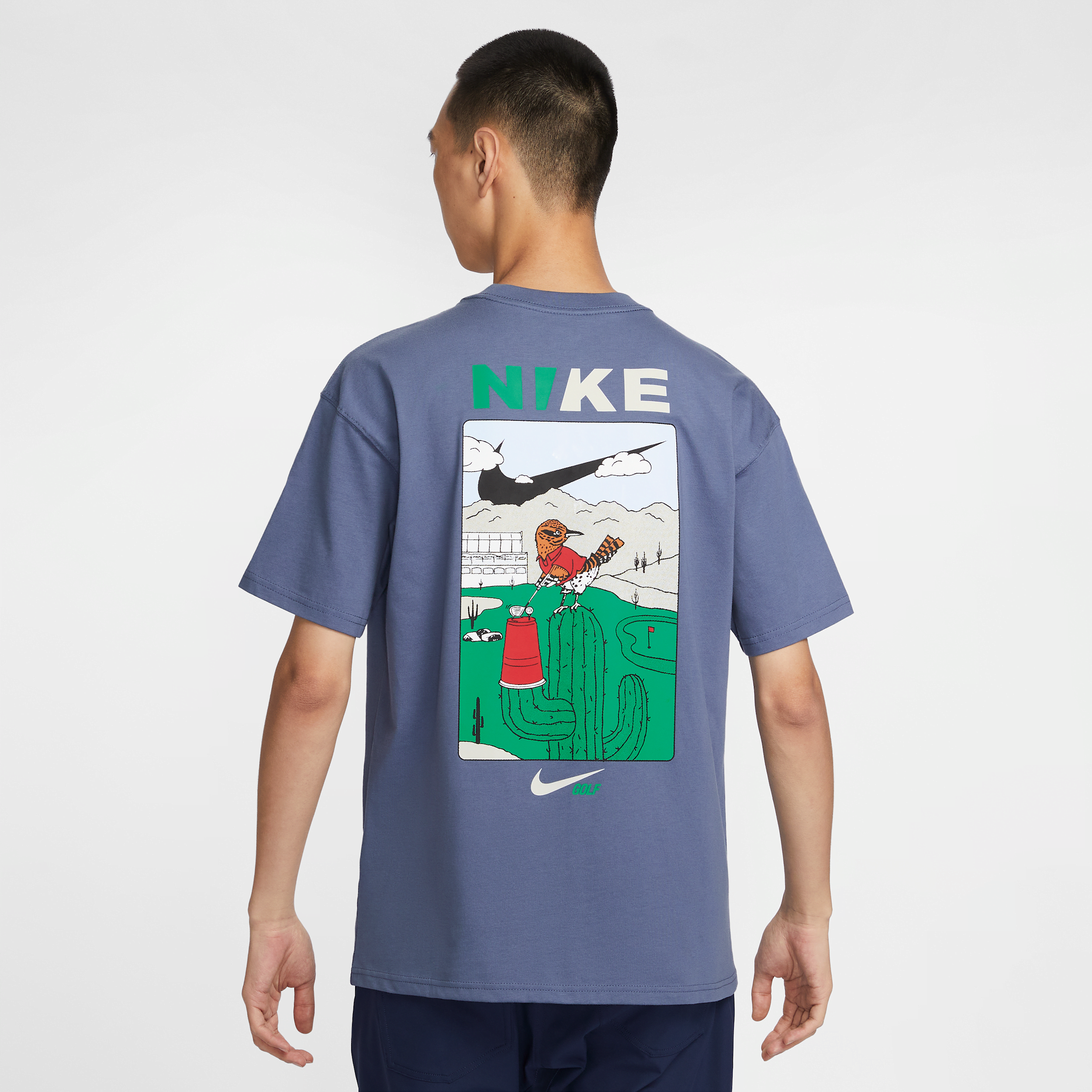 【ナイキ(NIKE)公式ストア】ナイキ メンズ マックス90 ゴルフ Tシャツ HJ3365-491 ブルー 【ナイキ(NIKE)公式ストア】ナイキ メンズ マックス90 ゴルフ Tシャツ HJ3365-491 ブルー