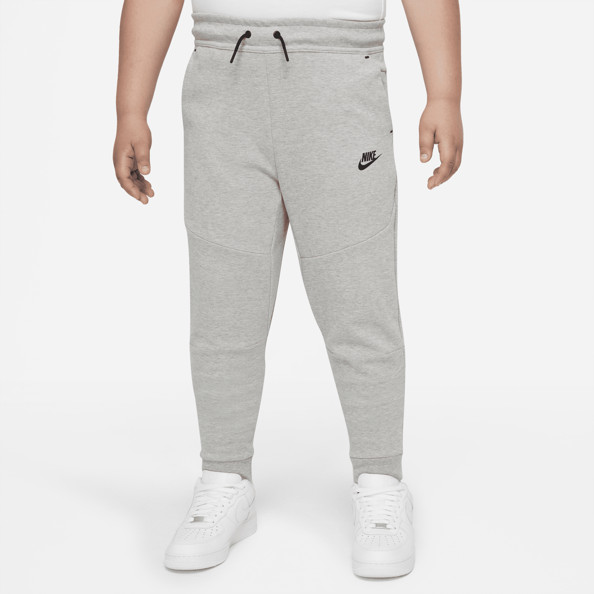 Nike Sportswear Tech Fleece-bukser (udvidet størrelse) til større børn (drenge) - grå