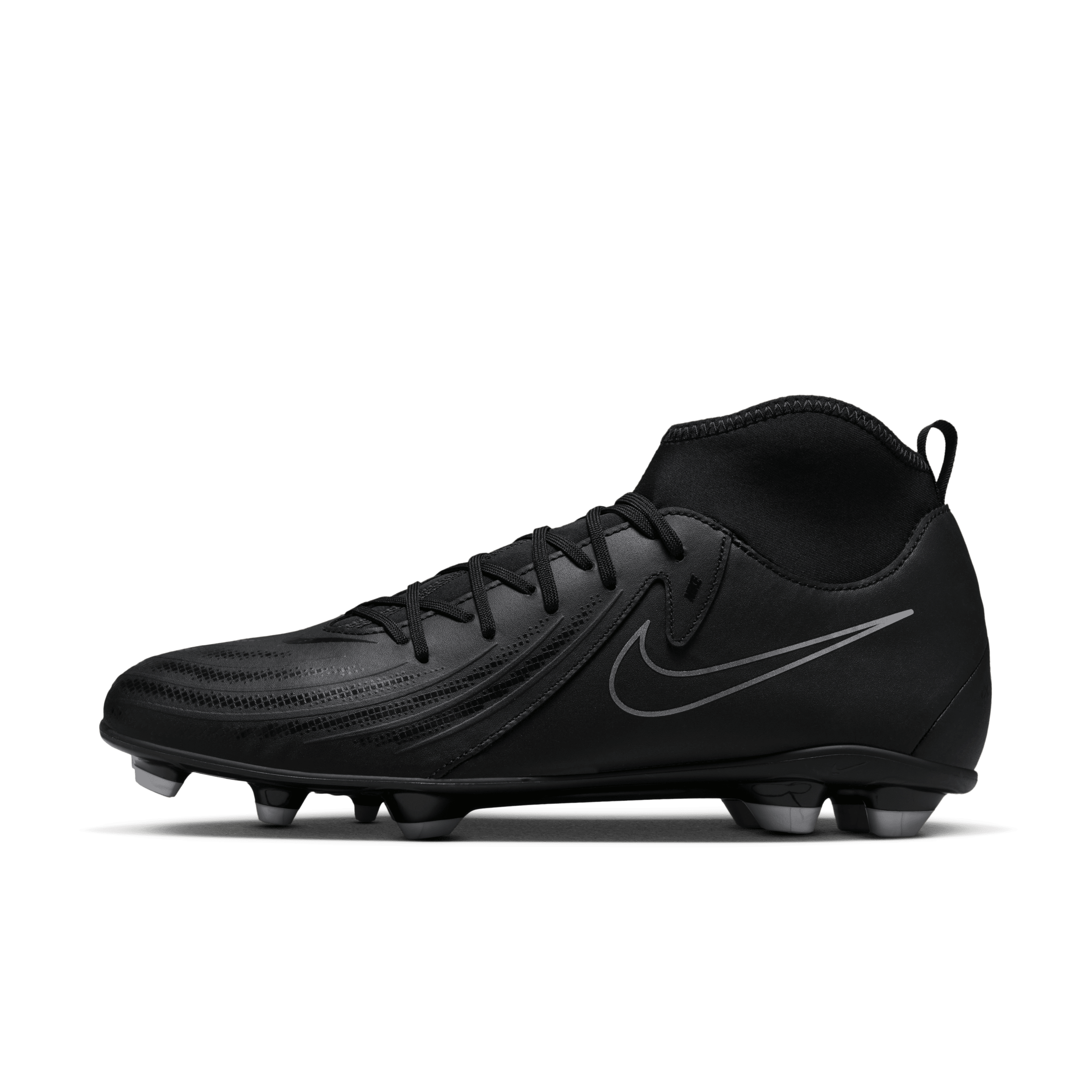 Nike Phantom Luna 2 Club MG high-top voetbalschoenen (meerdere ondergronden) - Zwart