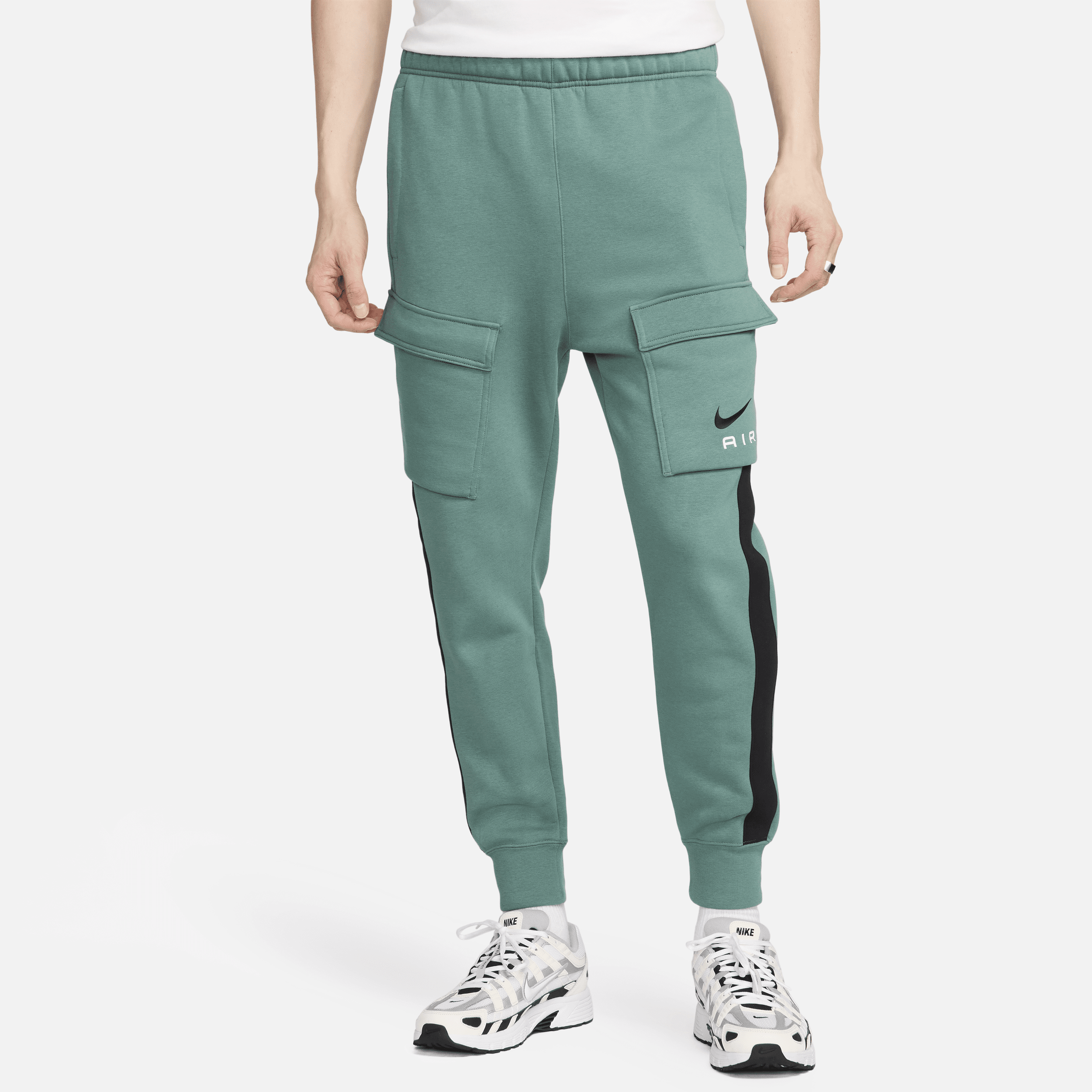 Pantaloni cargo in fleece Nike Air – Uomo - Verde