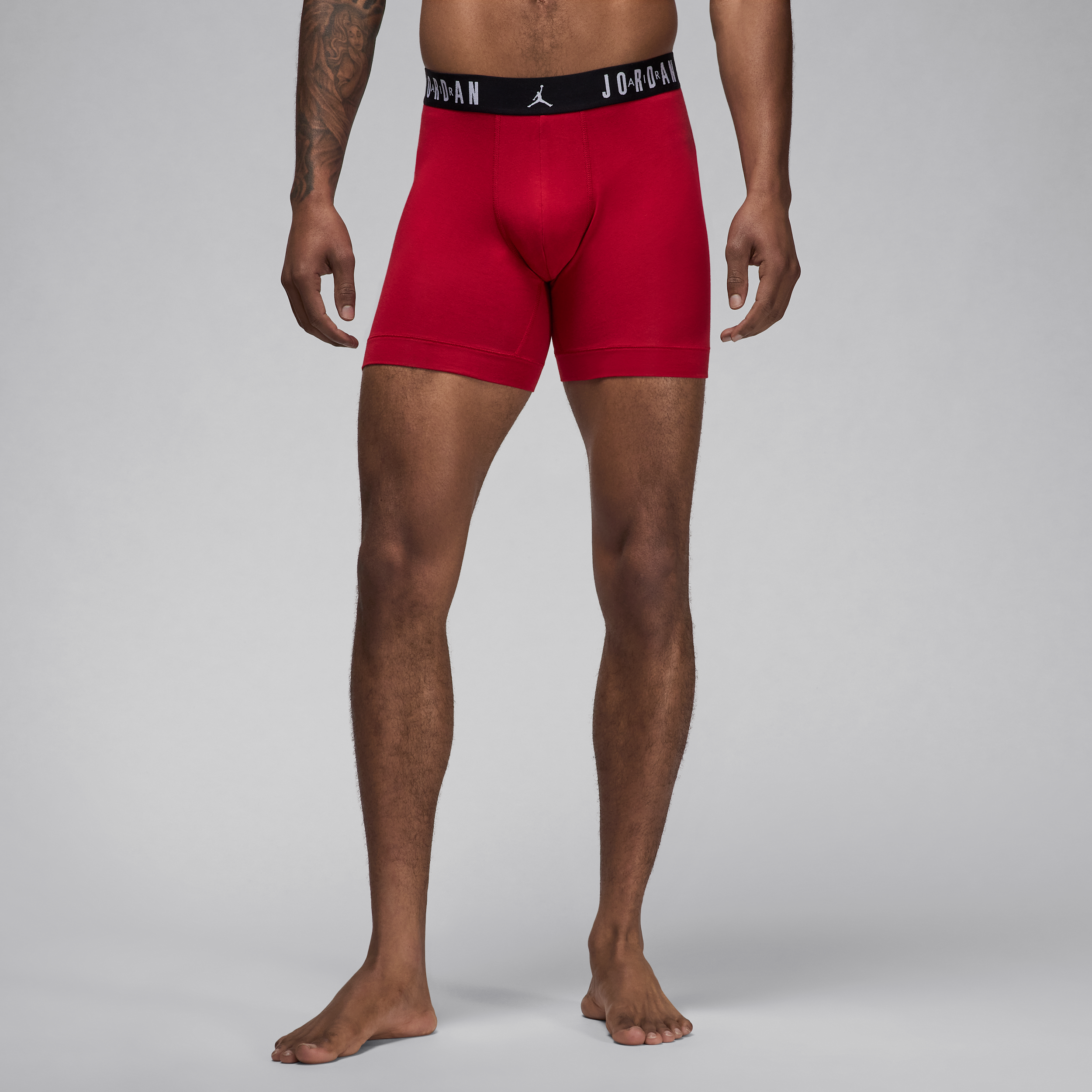 Jordan Bóxer de algodón Flight Core (Paquete de 3) - Hombre - Rojo