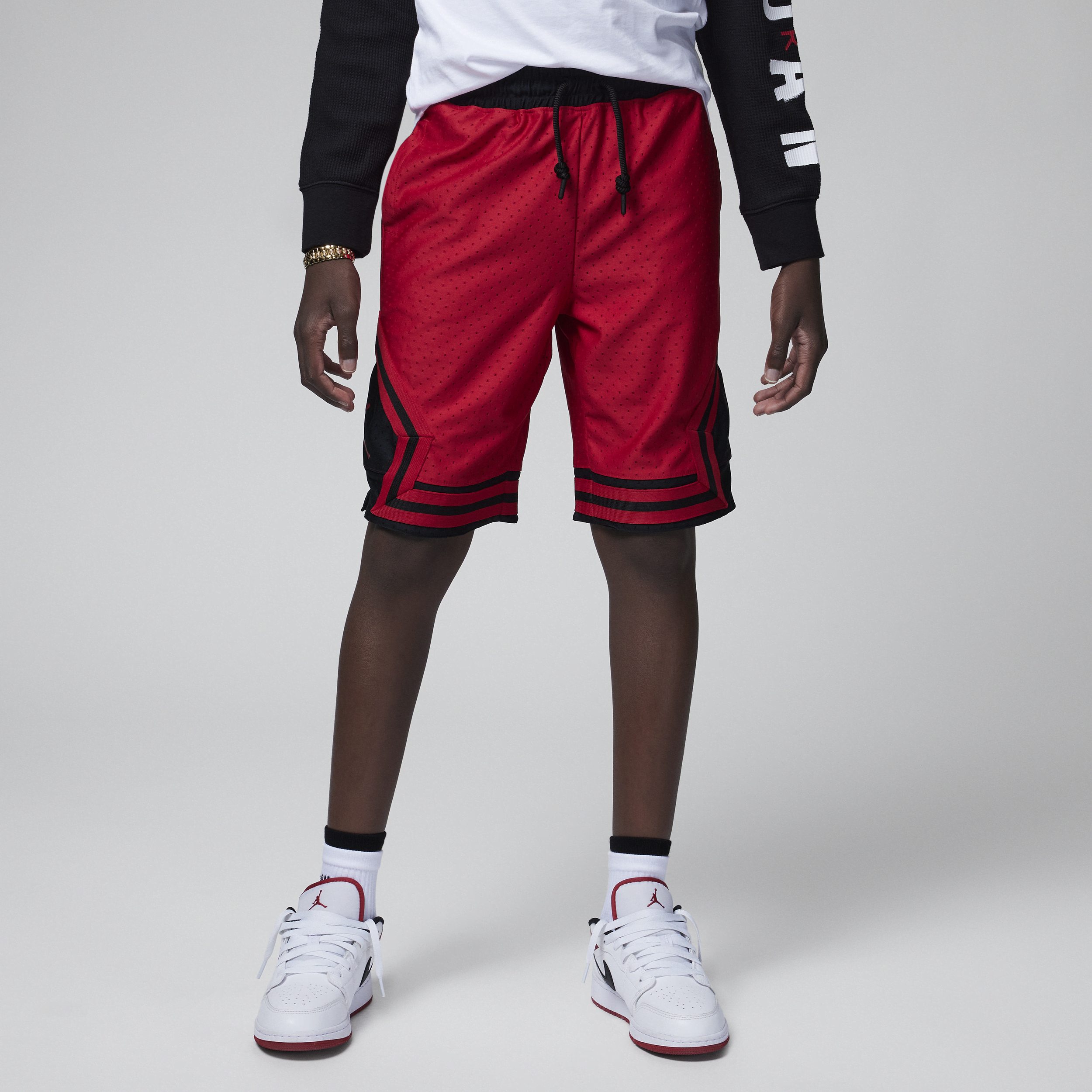 Nike Shorts in mesh Jordan Dri-FIT - Ragazzo - Rosso