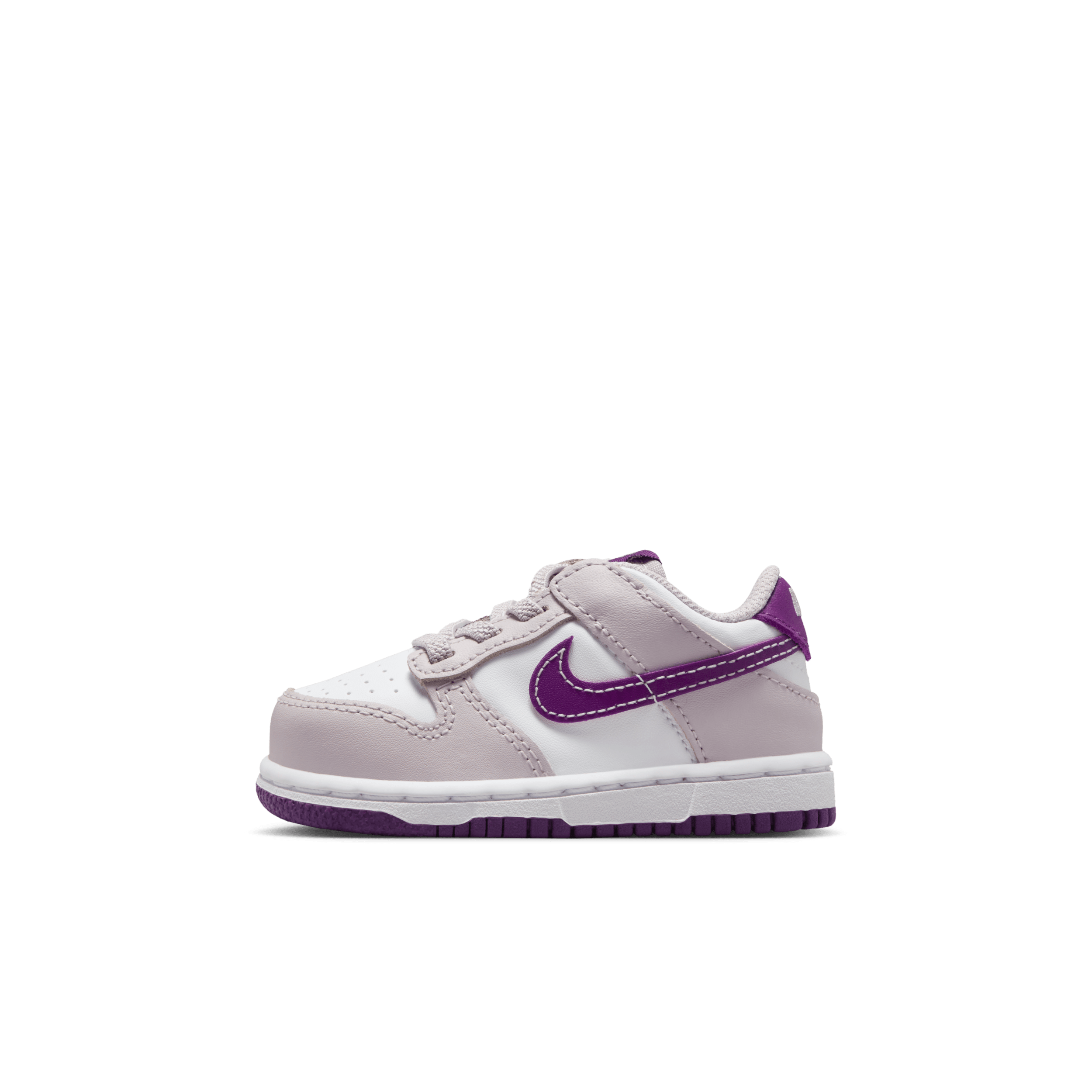 Nike Dunk Low-sko til babyer/småbørn - hvid