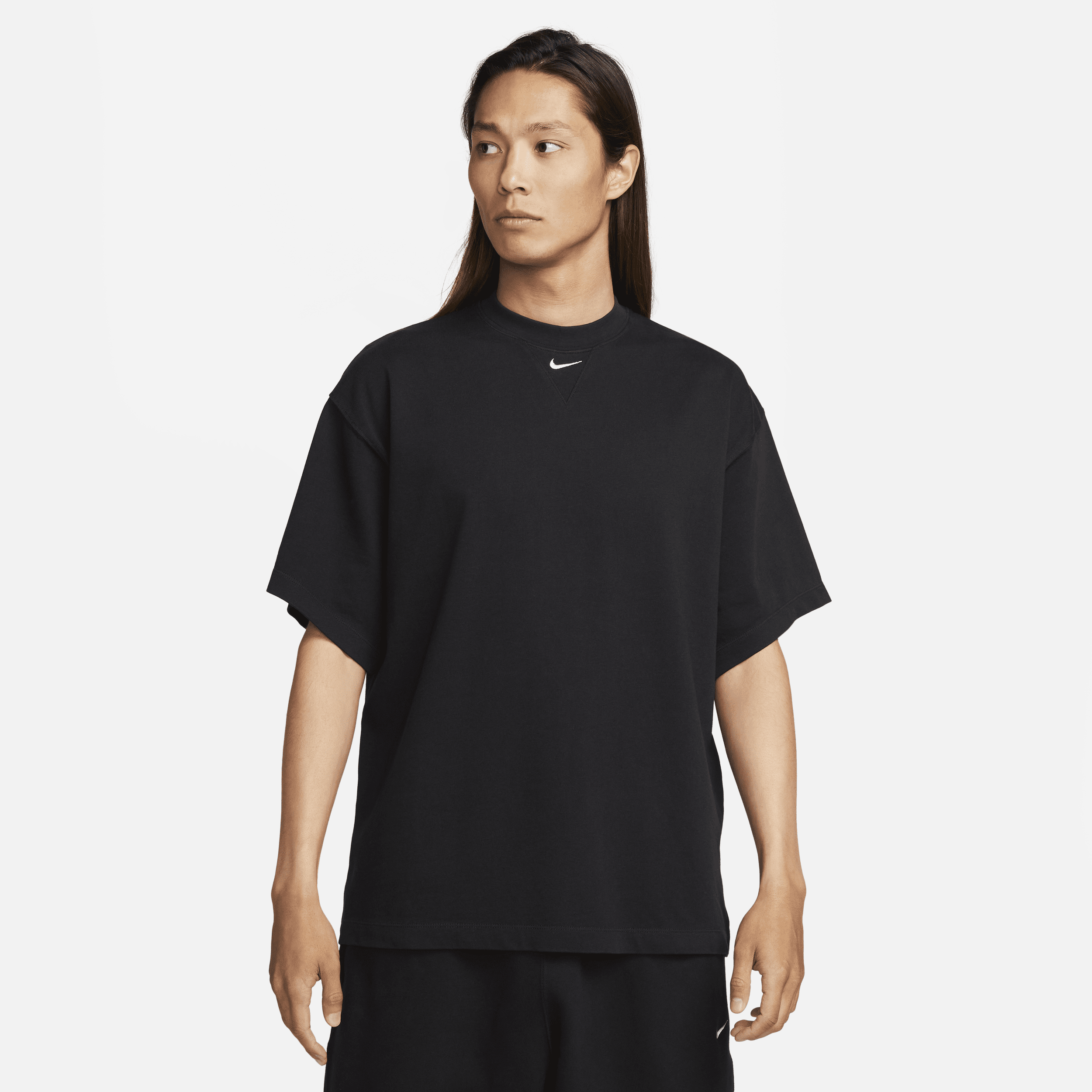 【ナイキ(NIKE)公式ストア】ナイキ ソロ スウッシュ メンズ ショートスリーブ ヘビーウェイト トップ FB7866-010 ブラック 【ナイキ(NIKE)公式ストア】ナイキ ソロ スウッシュ メンズ ショートスリーブ ヘビーウェイト トップ FB7866-010 ブラック