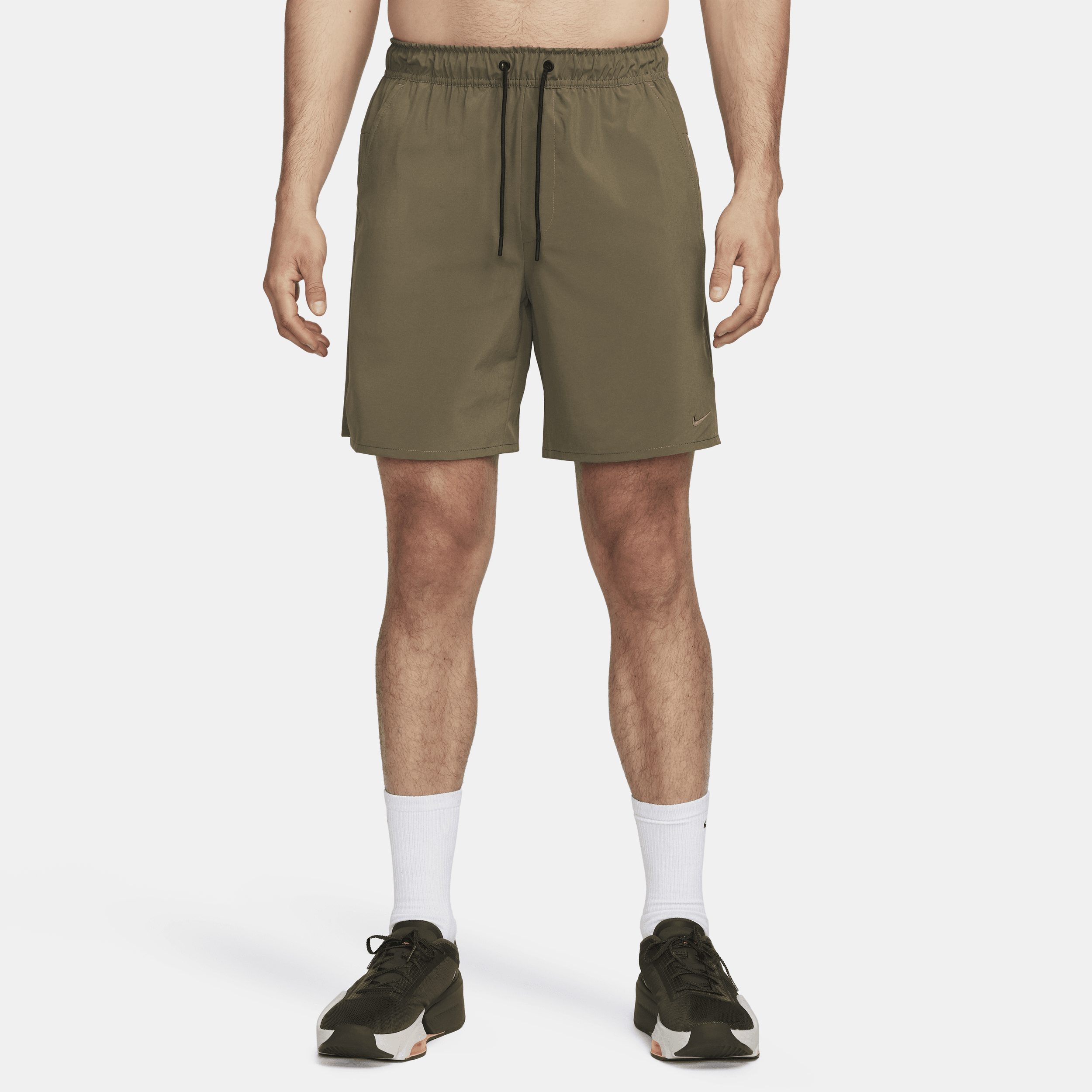 Alsidige Nike Unlimited-Dri-FIT-shorts (18 cm) uden for til mænd - grøn