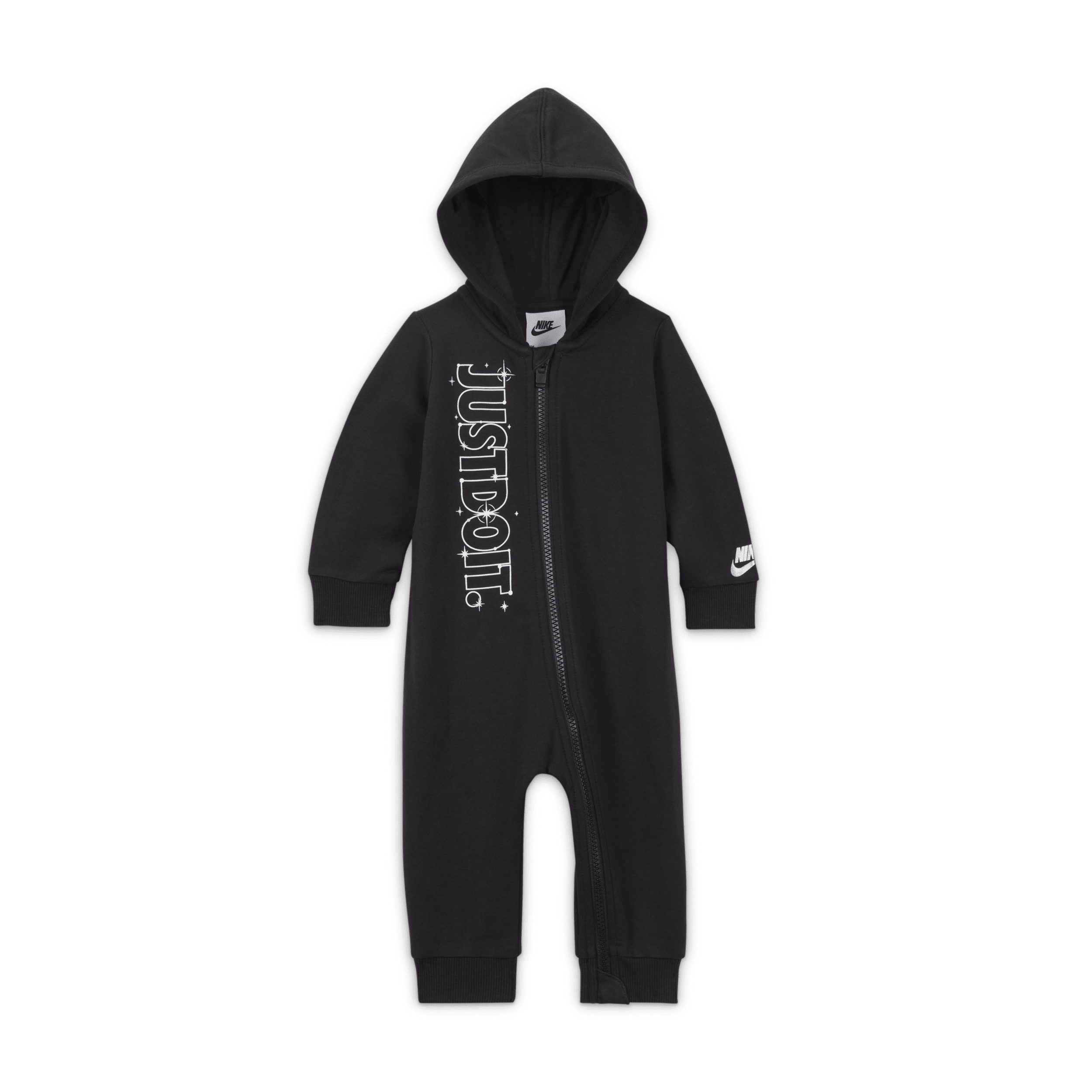 Tuta con cappuccio e grafica Nike Shine – Bebè - Nero