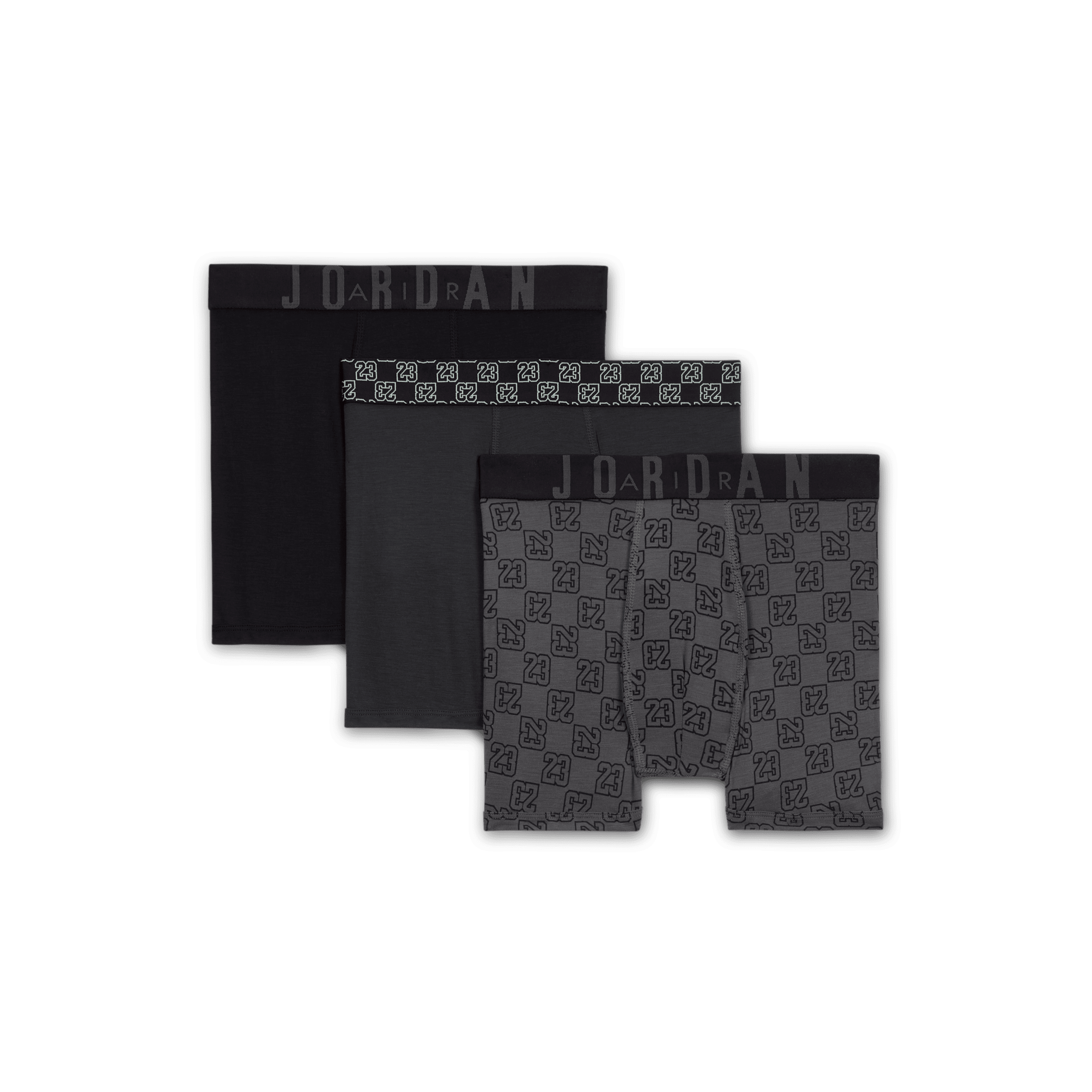 【ナイキ(NIKE)公式ストア】ジョーダン ジュニア 23 モノグラム ボクサーブリーフ (3枚) IF3760-010 ブラック 【ナイキ(NIKE)公式ストア】ジョーダン ジュニア 23 モノグラム ボクサーブリーフ (3枚) IF3760-010 ブラック
