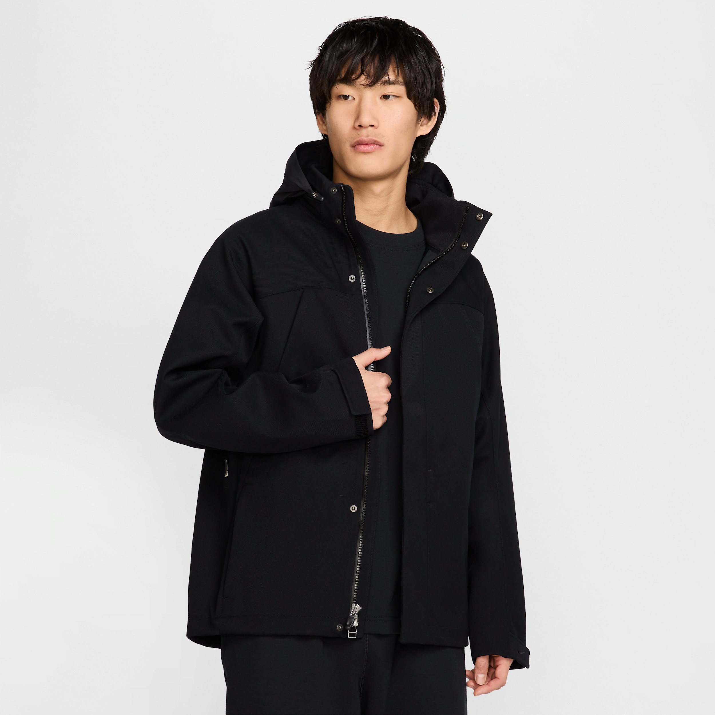 【ナイキ(NIKE)公式ストア】ナイキ ウール クラシックス 撥水 ジャケット HF6792-010 ブラック 【ナイキ(NIKE)公式ストア】ナイキ ウール クラシックス 撥水 ジャケット HF6792-010 ブラック
