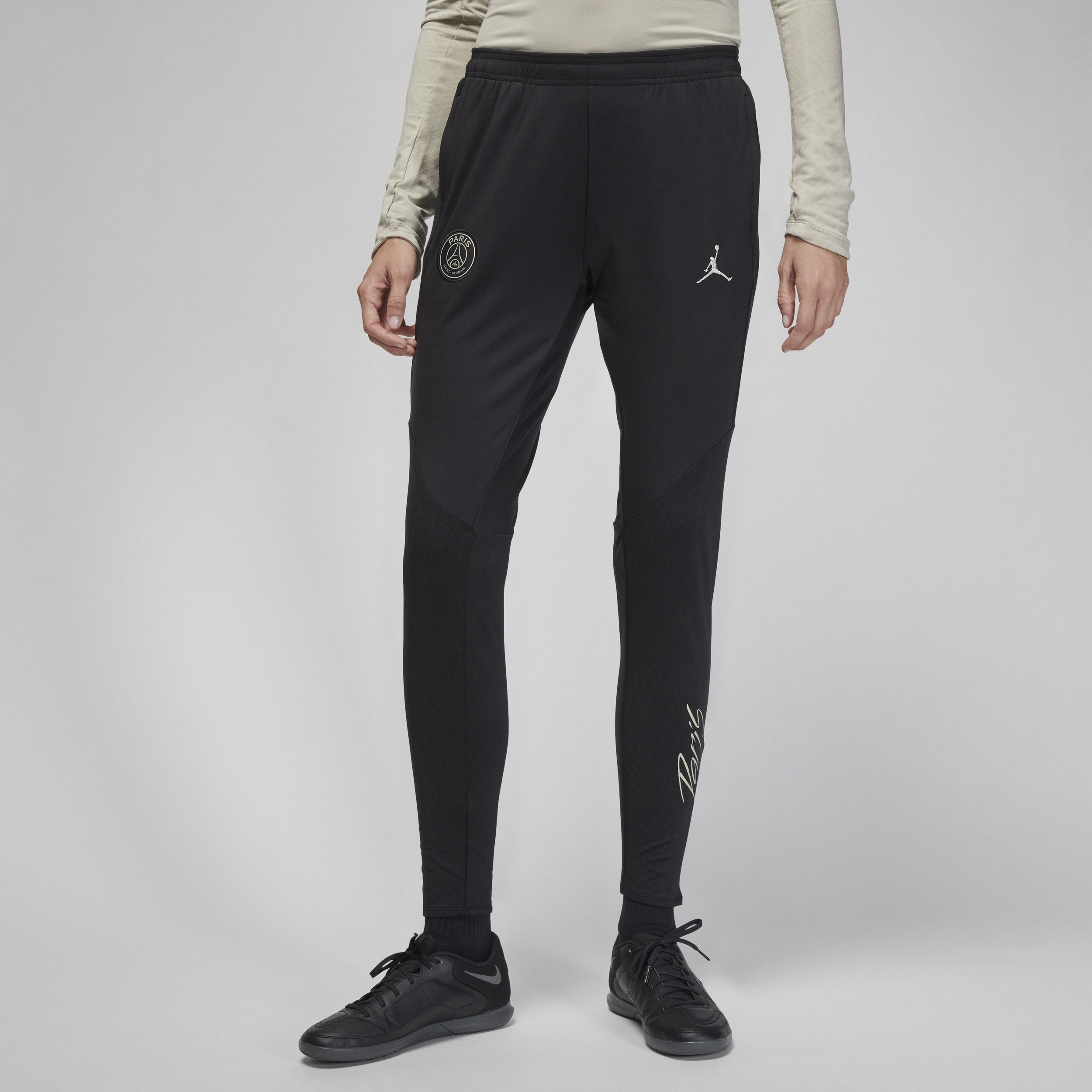Nike Tercera equipación Strike París Saint-Germain Pantalón de fútbol de tejido Knit Jordan Dri-FIT - Mujer - Negro