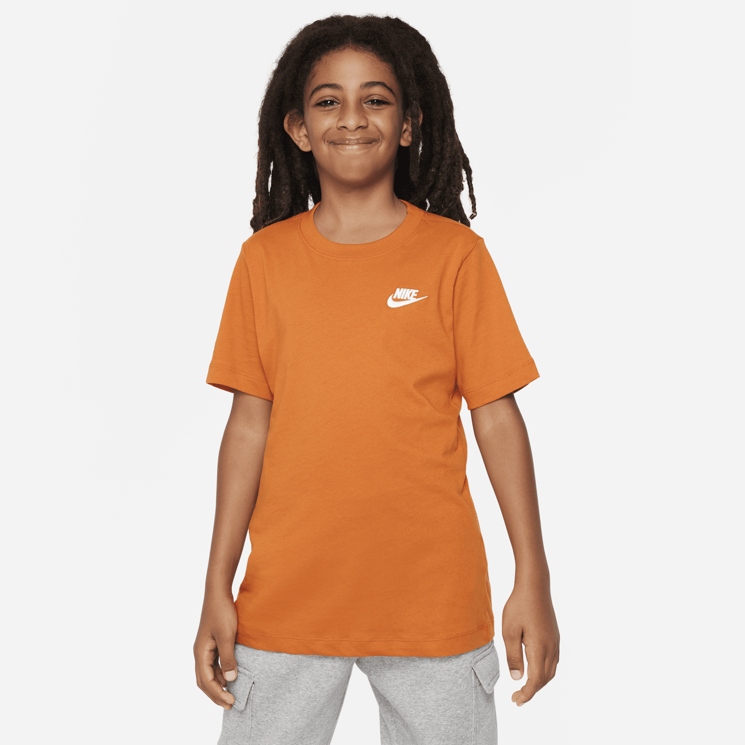 Nike Sportswear-T-shirt til større børn - Orange