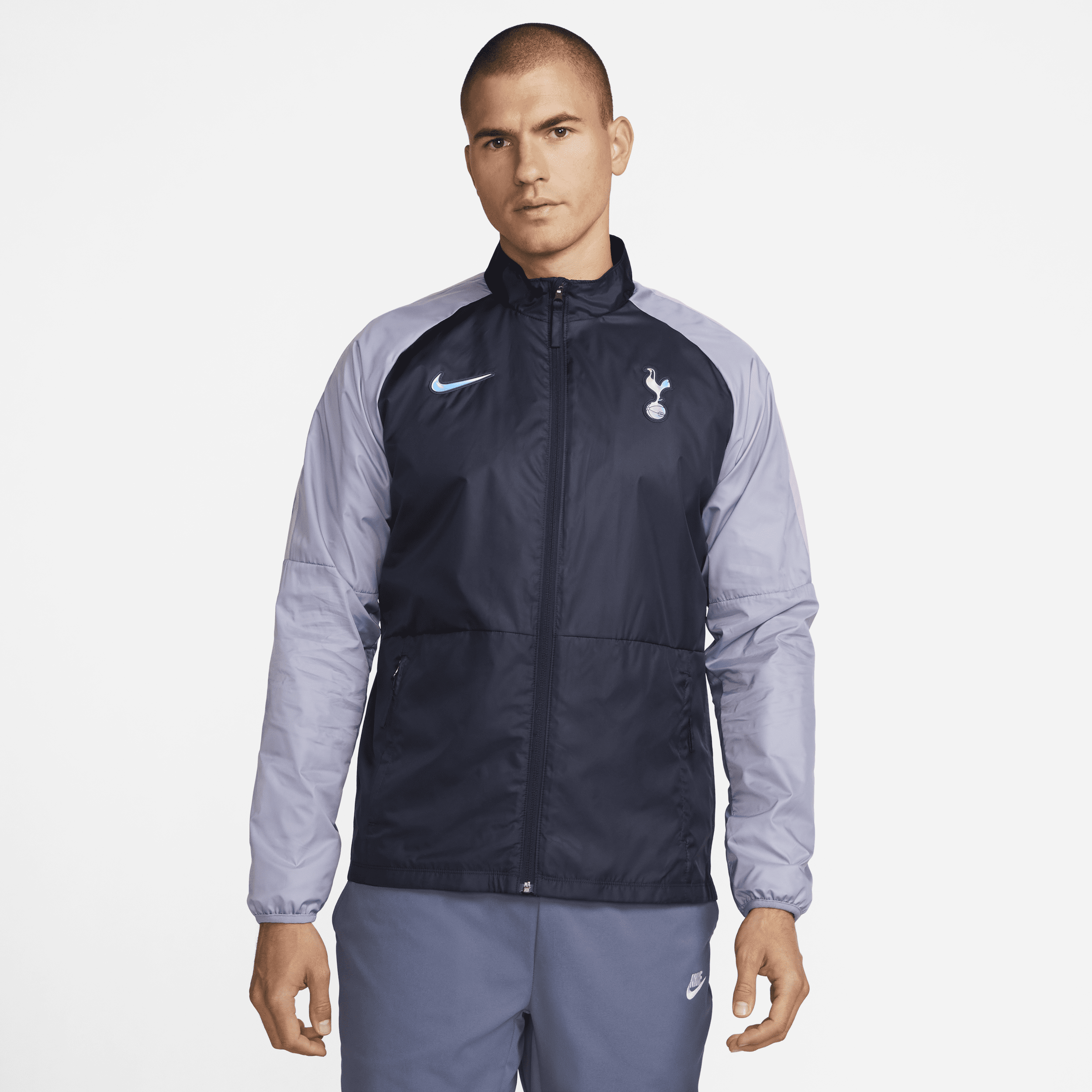 Tottenham Hotspur Repel Academy AWF Nike Football-jakke til mænd - blå