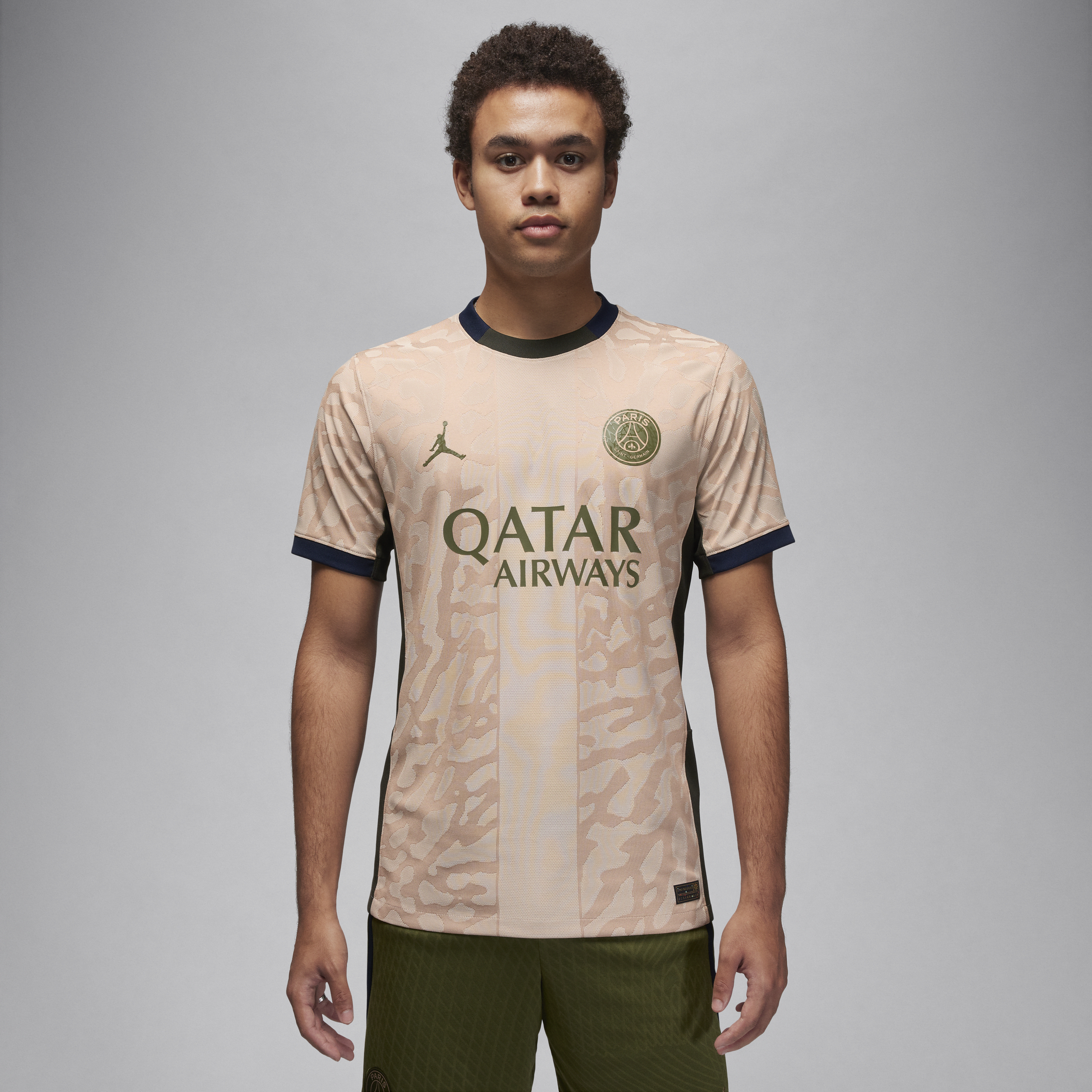 Nike Paris Saint-Germain 2023/24 Match Fourth Jordan Dri-FIT ADV Authentic-fodboldtrøje til mænd - brun