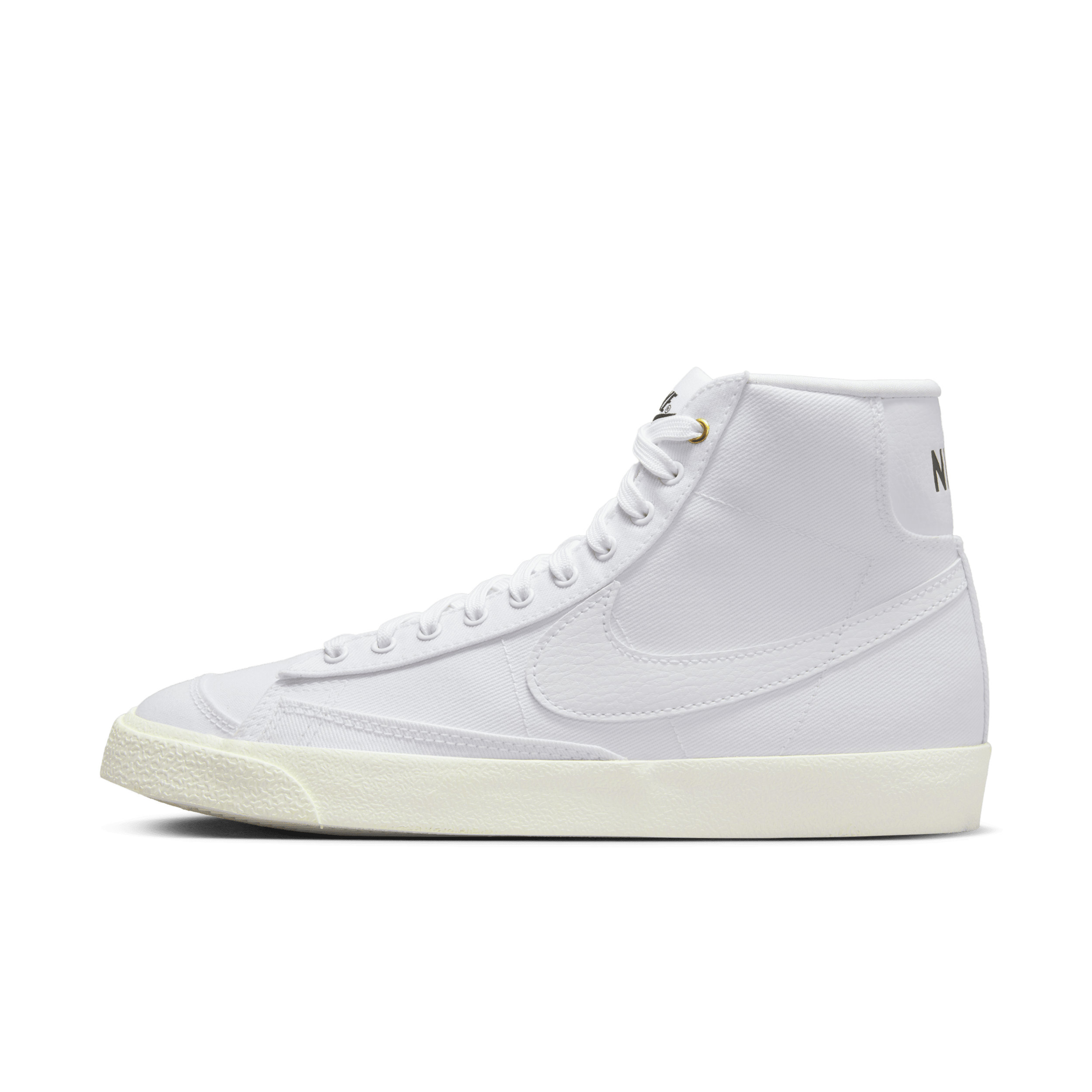 Nike Blazer Mid '77 Canvas-sko til kvinder - hvid