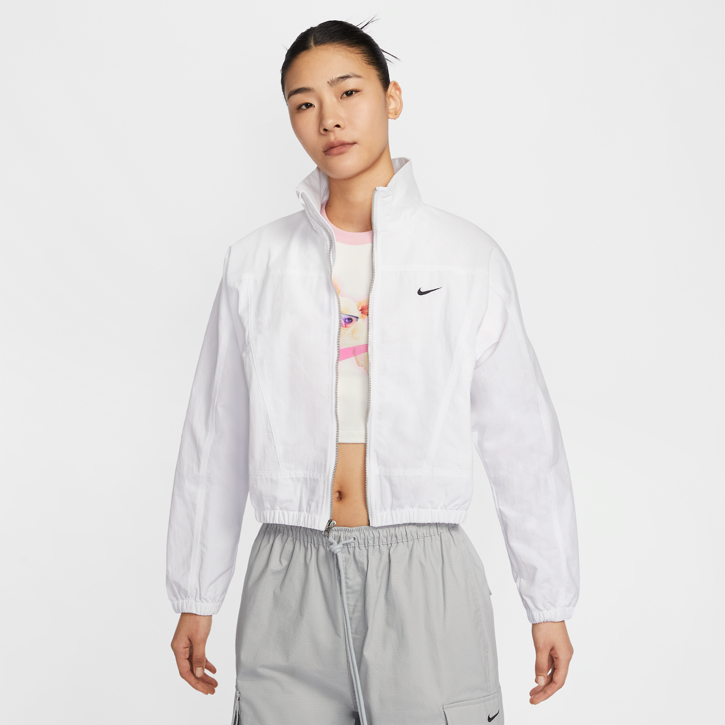 【ナイキ(NIKE)公式ストア】ナイキ スポーツウェア エブリシング ウーブン ウィメンズ オーバーサイズド レペル UV プロテクション ジャケット HJ1000-100 ホワイト 【ナイキ(NIKE)公式ストア】ナイキ スポーツウェア エブリシング ウーブン ウィメンズ オーバーサイズド レペル UV プロテクション ジャケット HJ1000-100 ホワイト